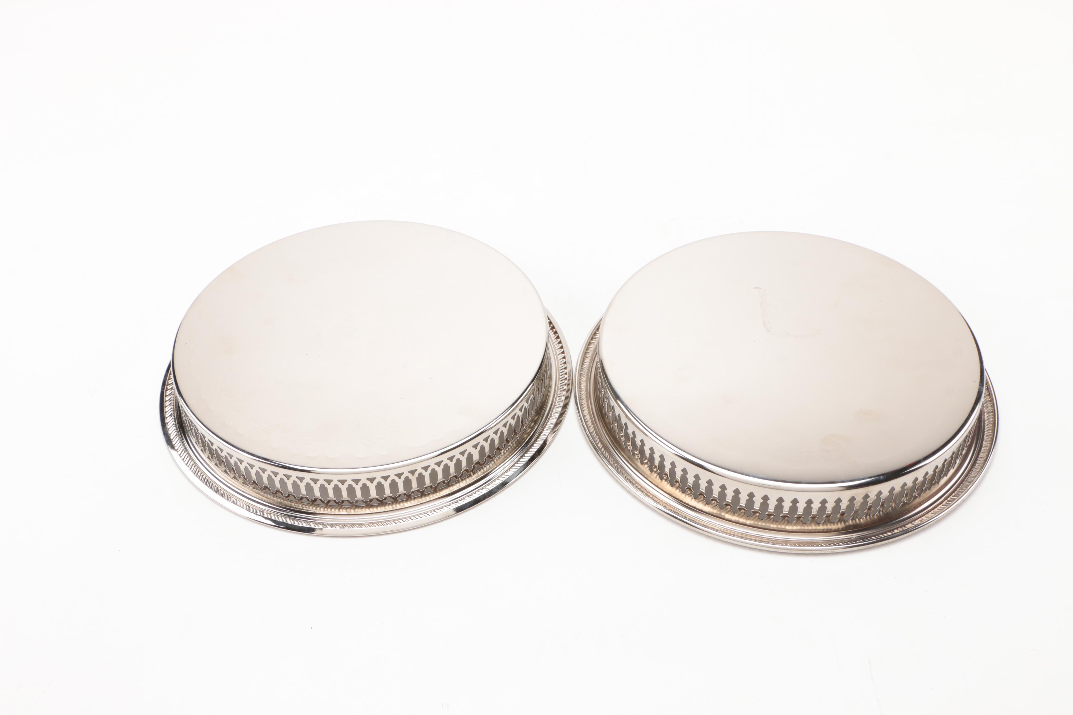 Gorham "Heritage" Silver Plate Tray and Other Silver Plate Servingware