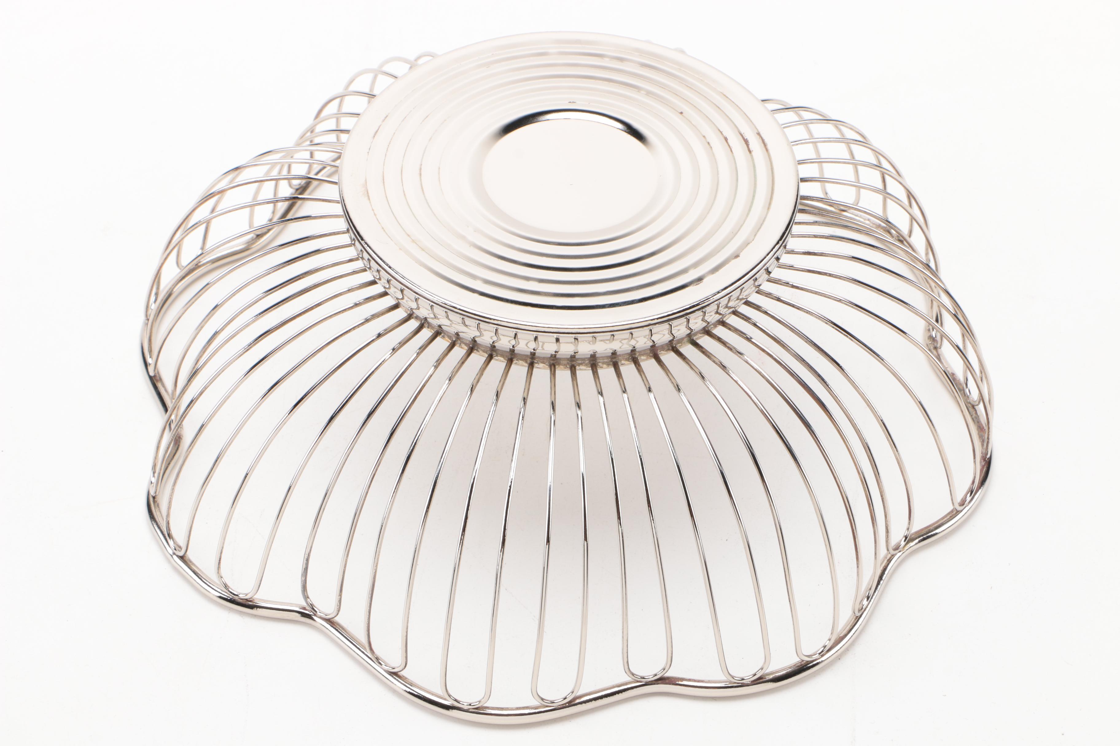 Gorham "Heritage" Silver Plate Tray and Other Silver Plate Servingware