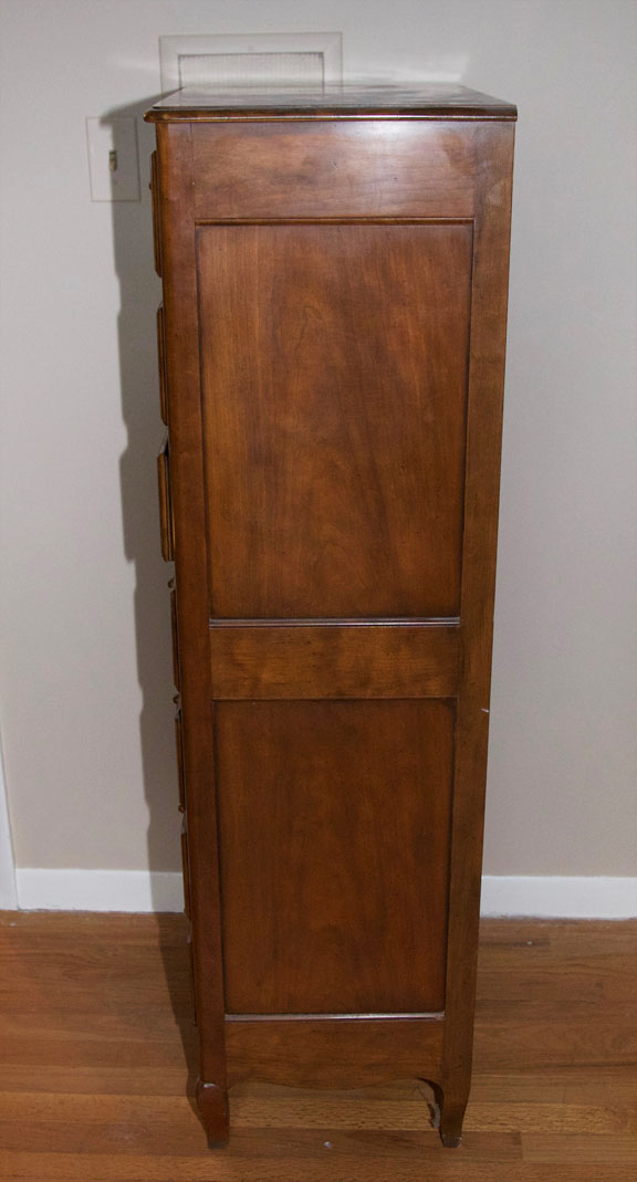 Cherry French Provincial Style Lingerie Chest by Baker