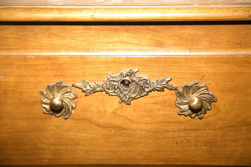 Cherry French Provincial Style Lingerie Chest by Baker