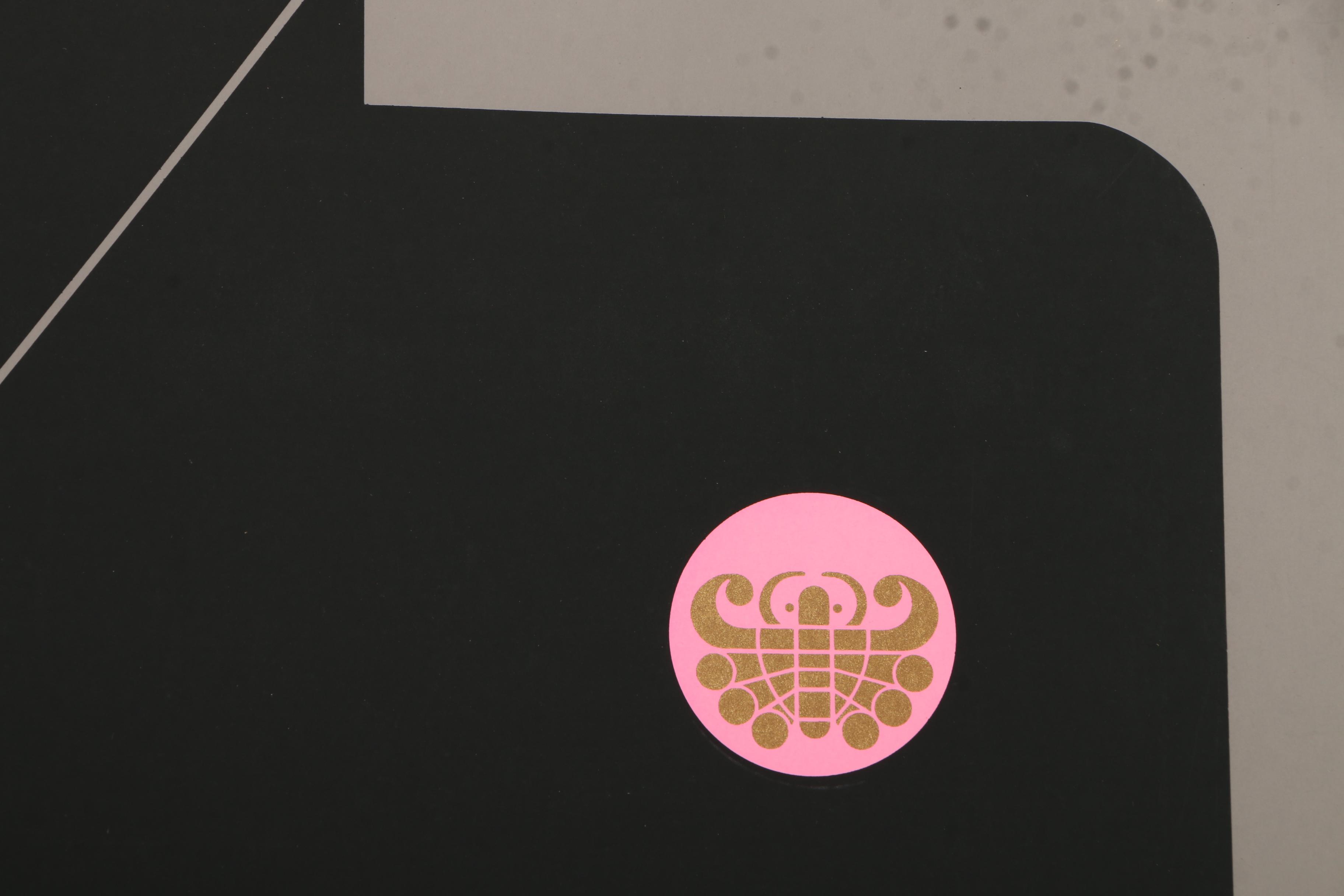 Serigraph Poster for 1980 Art Expo West Designed by Tom Kamifuji