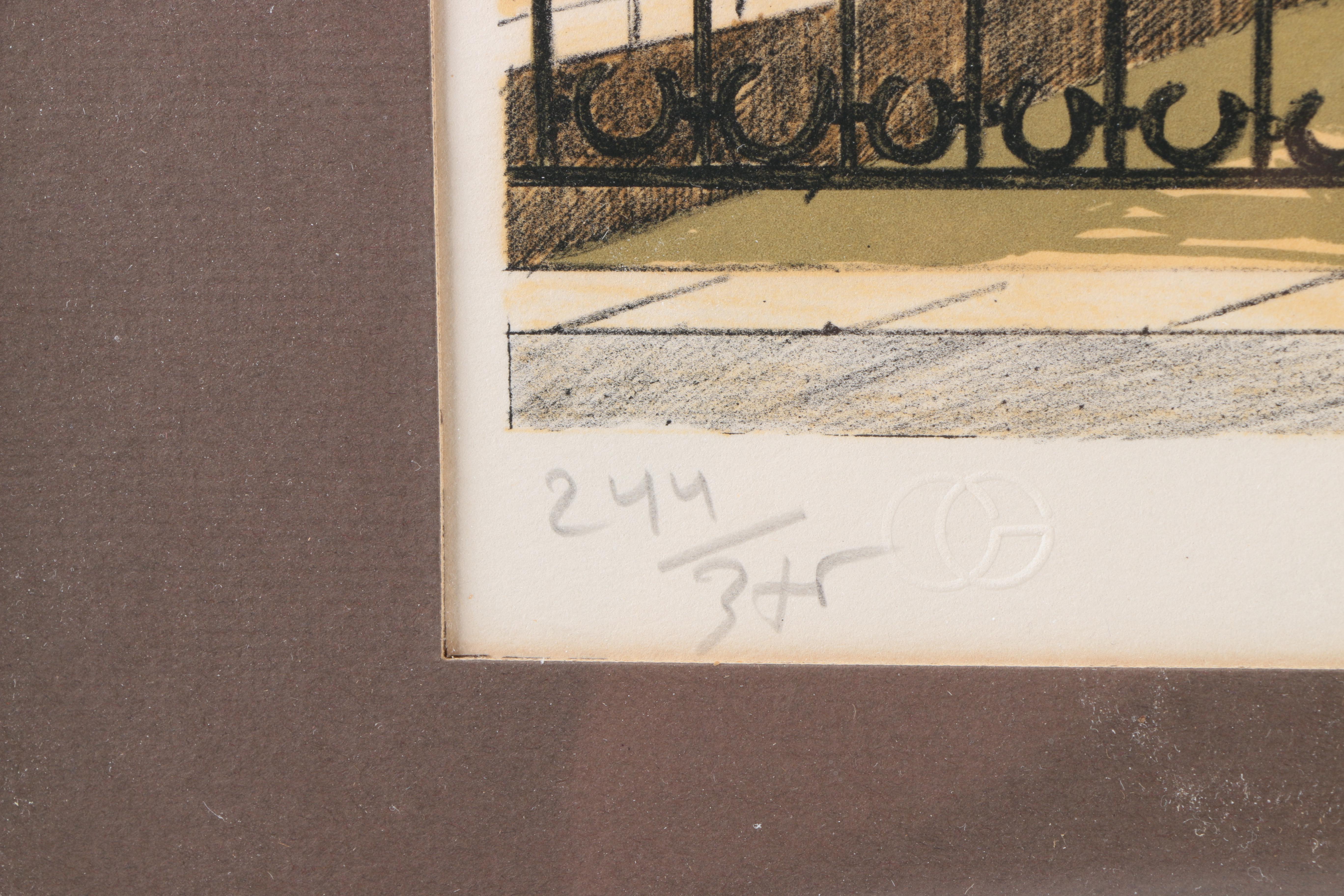 Denis Paul Noyer Limited Edition Lithograph "Amsterdam III"