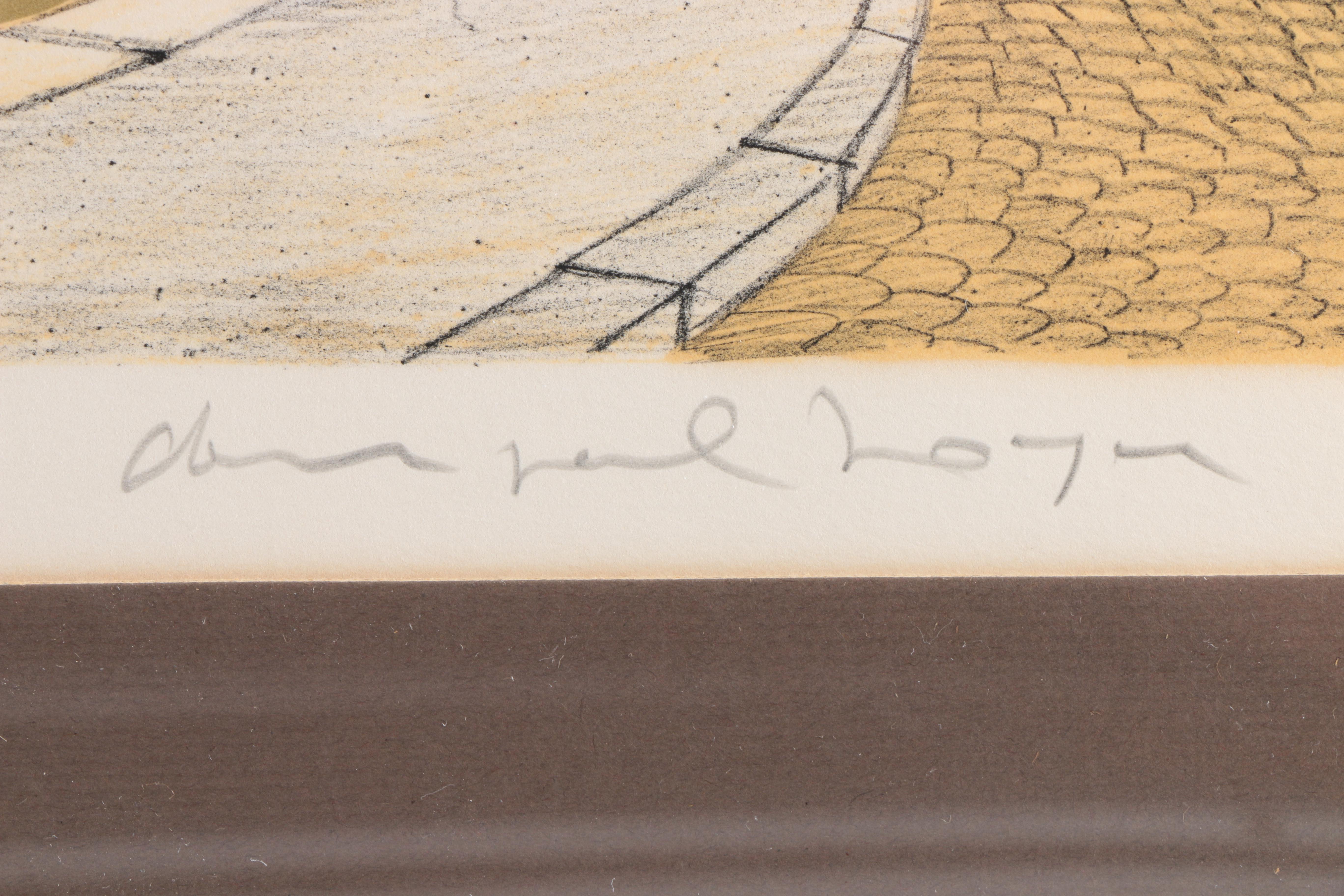 Denis Paul Noyer Limited Edition Lithograph "Amsterdam III"