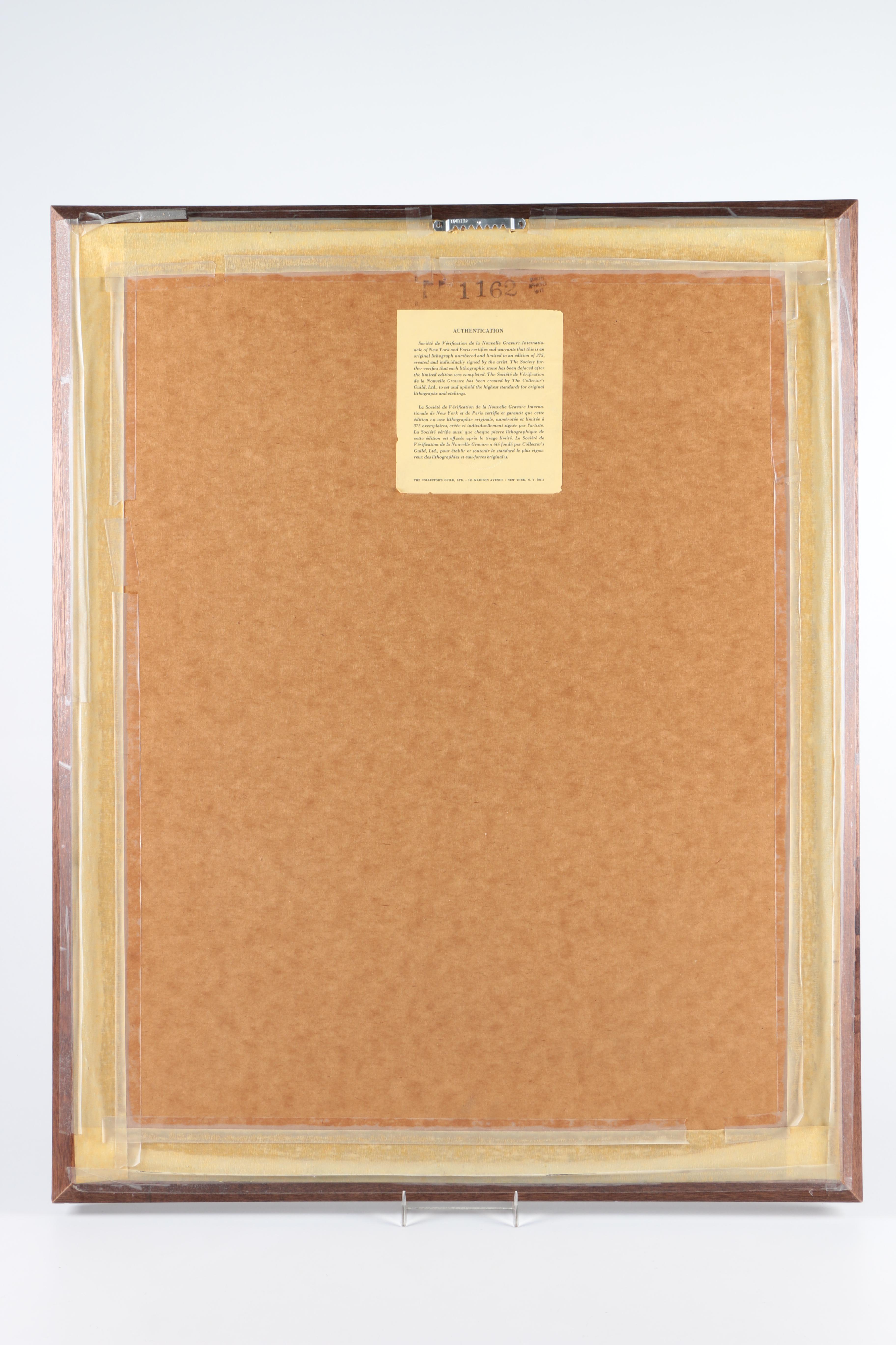 Denis Paul Noyer Limited Edition Lithograph "Amsterdam III"