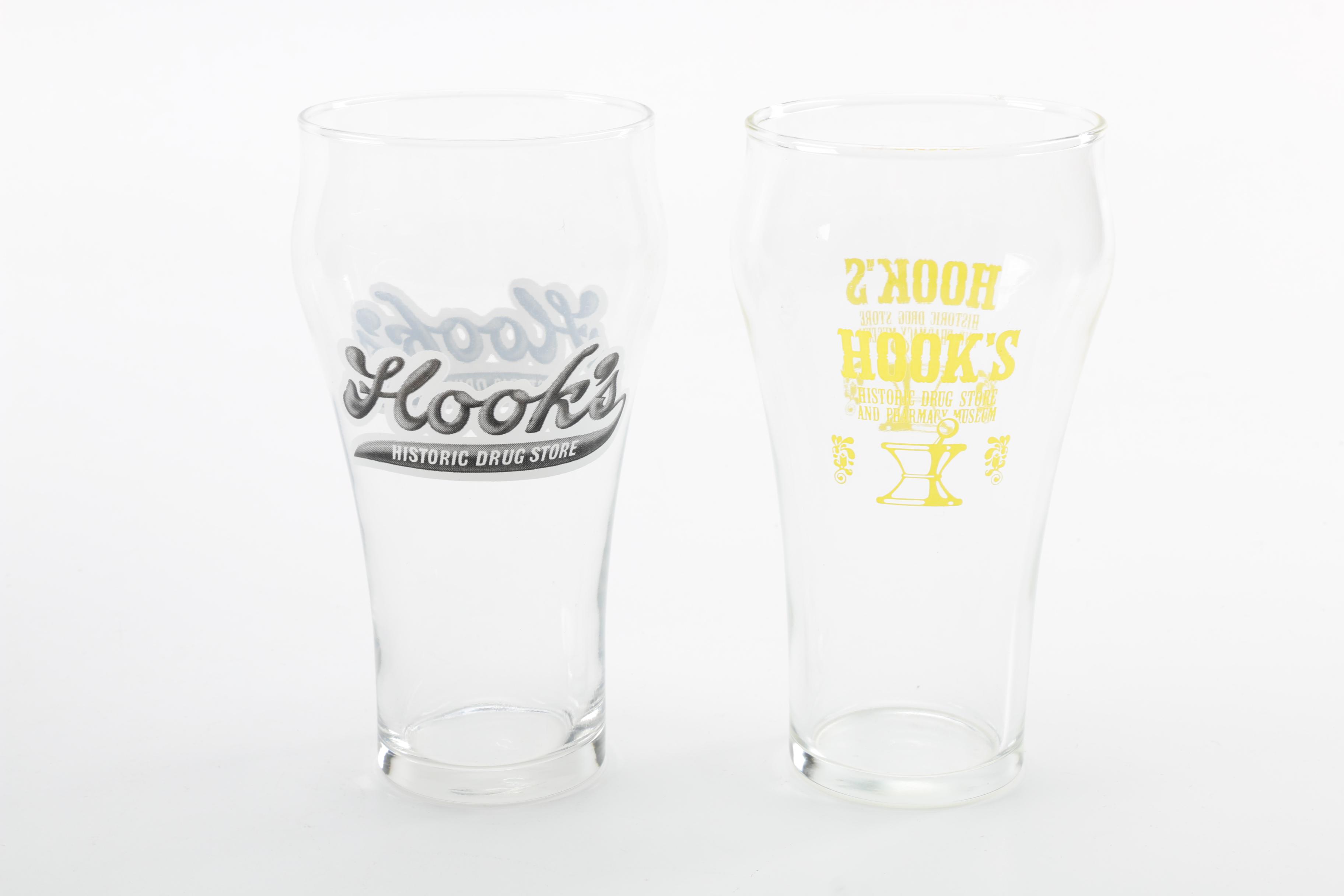 Hook's Drug Store Glassware