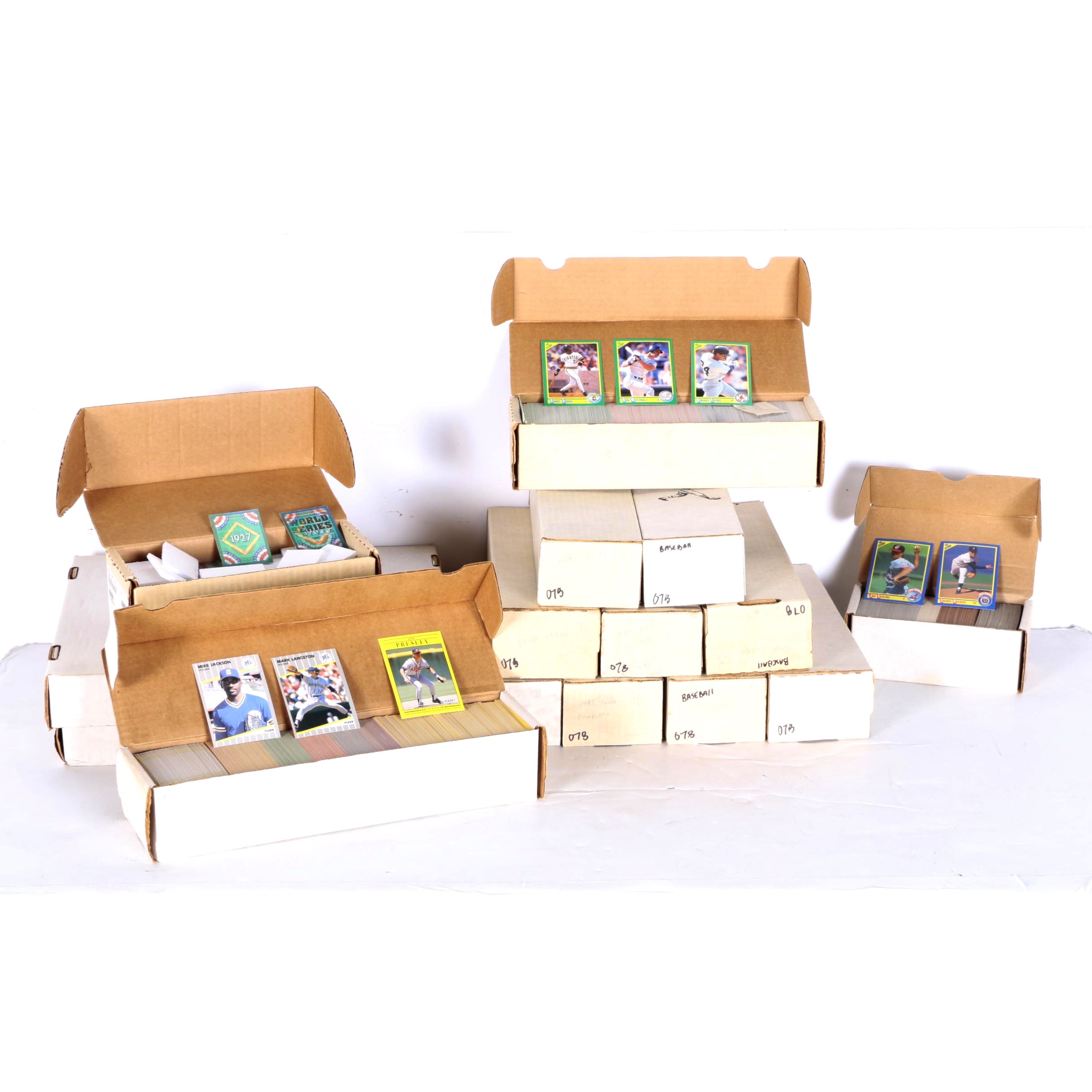 Large Assortment of 80s and 90s Baseball Cards