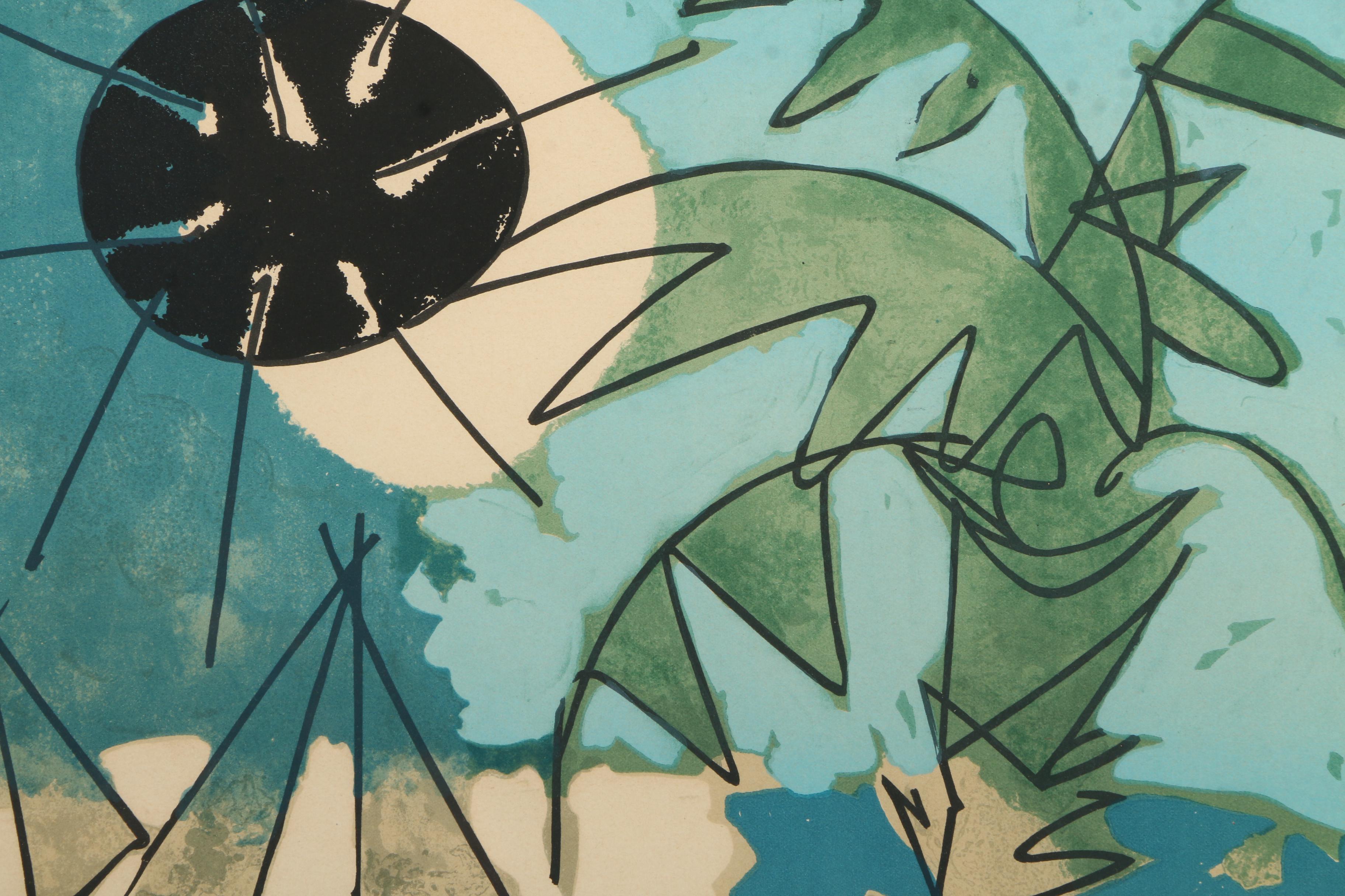 Claude Venard Signed Limited Edition Lithograph "Cannes"