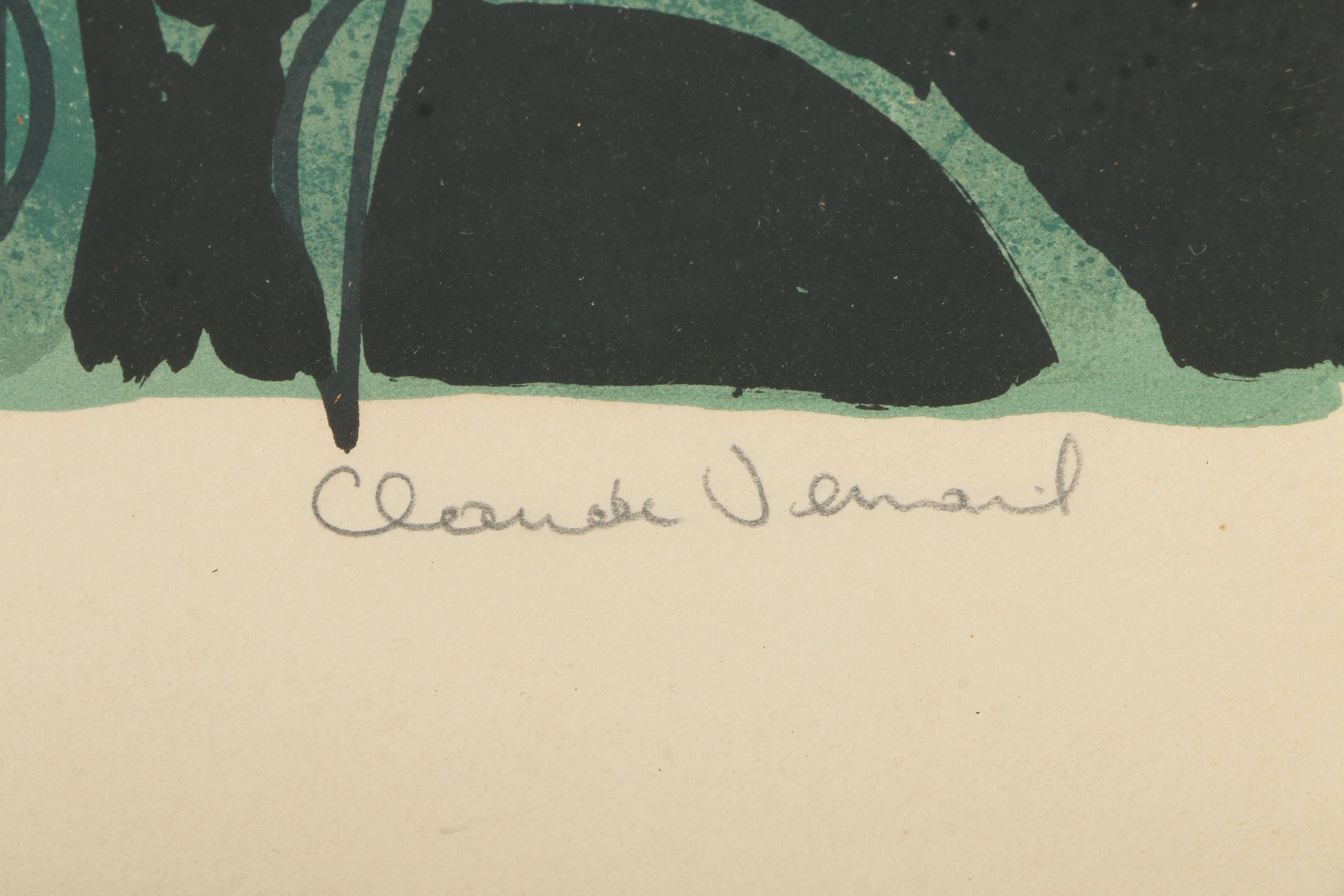 Claude Venard Signed Limited Edition Lithograph "Cannes"