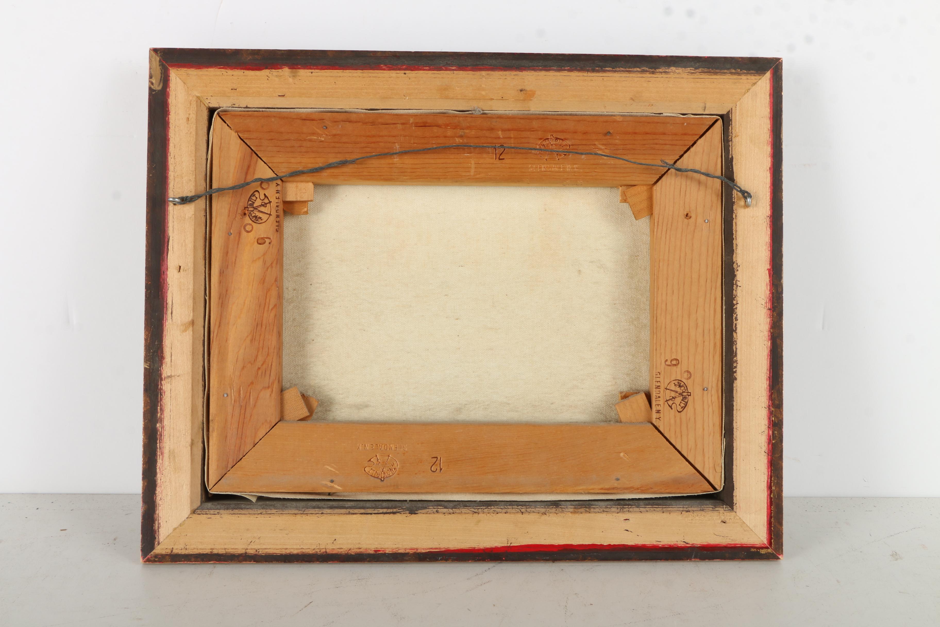 Marshall Oil Painting on Canvas of a Wooded Landscape