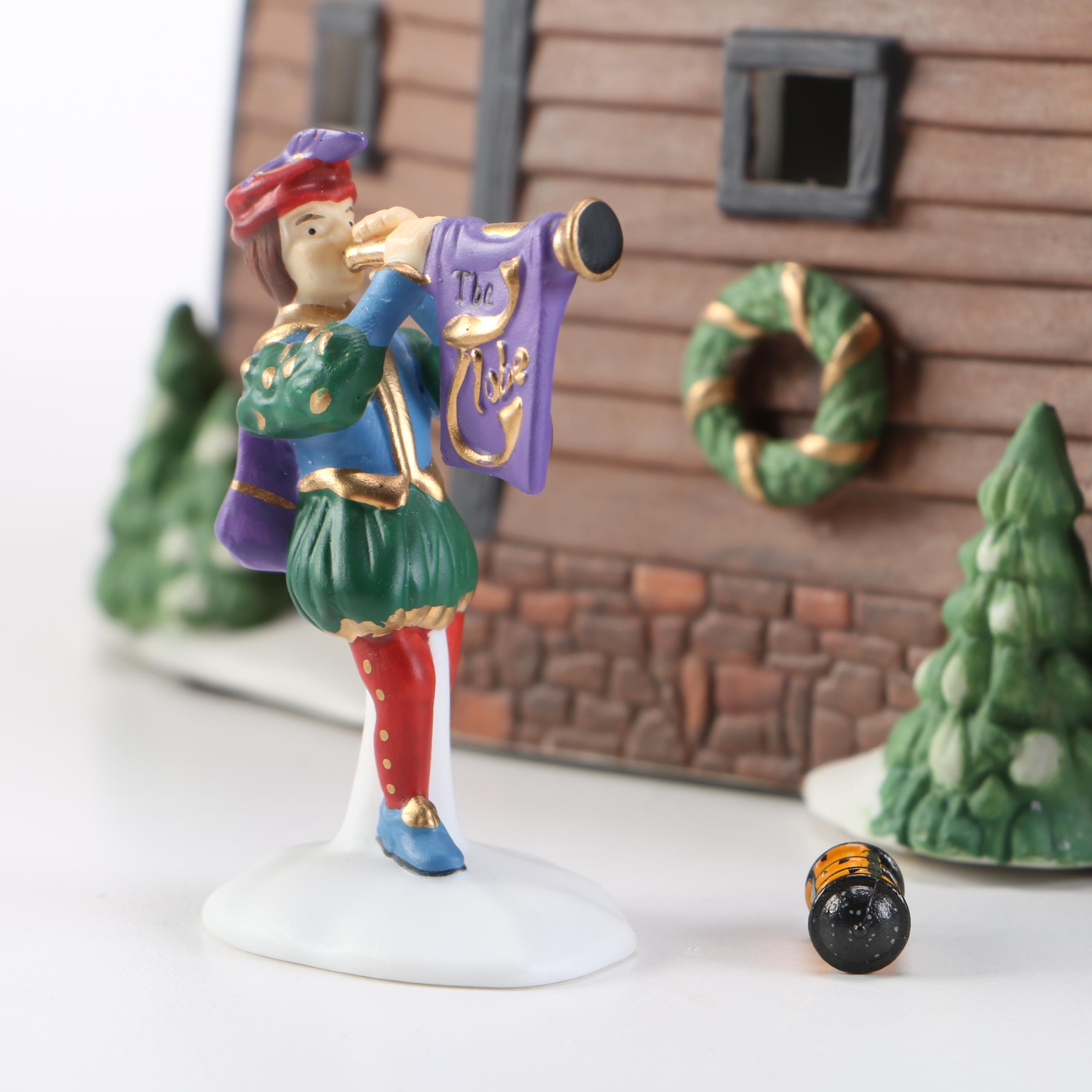 Department 56 Dickens' Village Christmas Decor Including "The Old Globe Theatre"