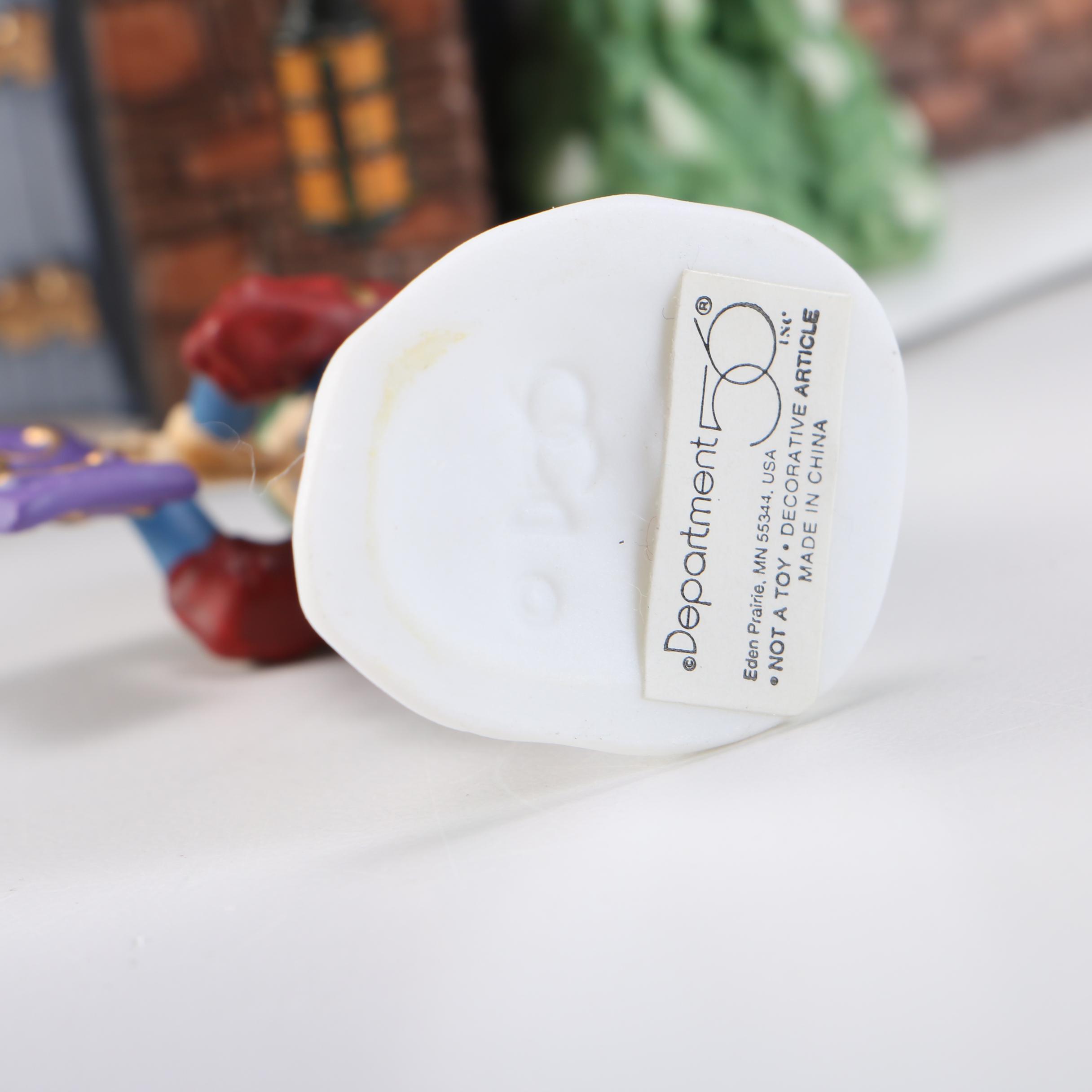 Department 56 Dickens' Village Christmas Decor Including "The Old Globe Theatre"