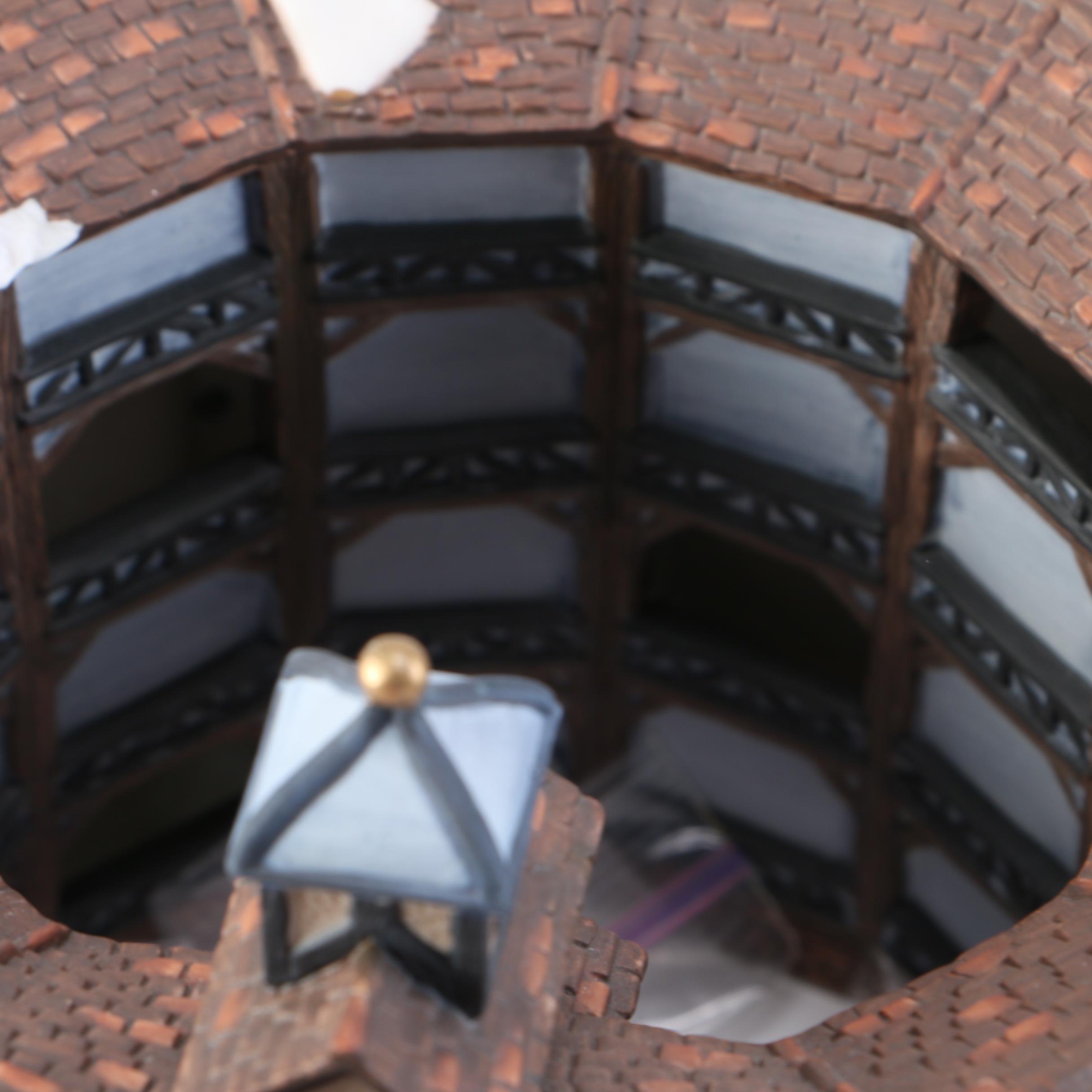 Department 56 Dickens' Village Christmas Decor Including "The Old Globe Theatre"