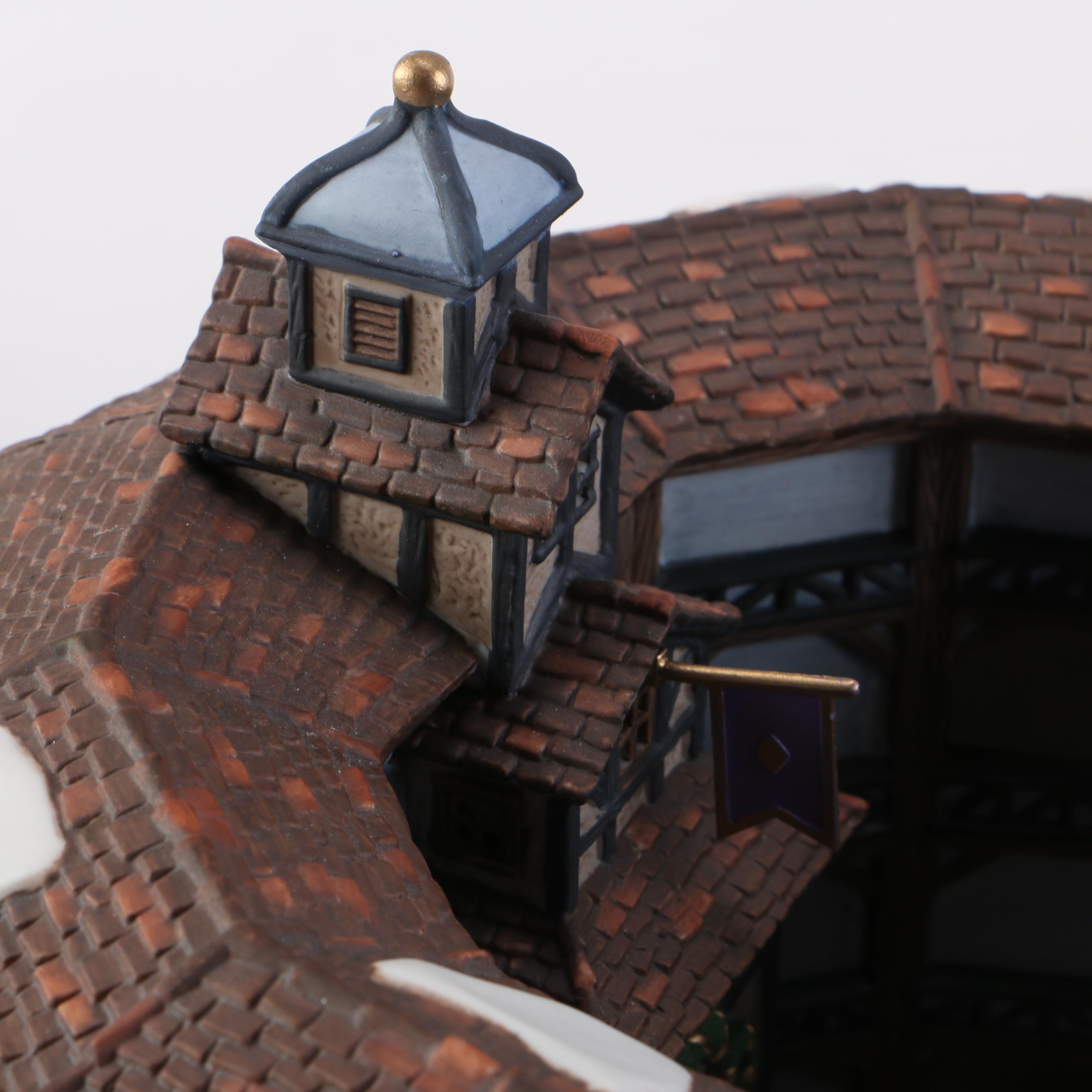 Department 56 Dickens' Village Christmas Decor Including "The Old Globe Theatre"