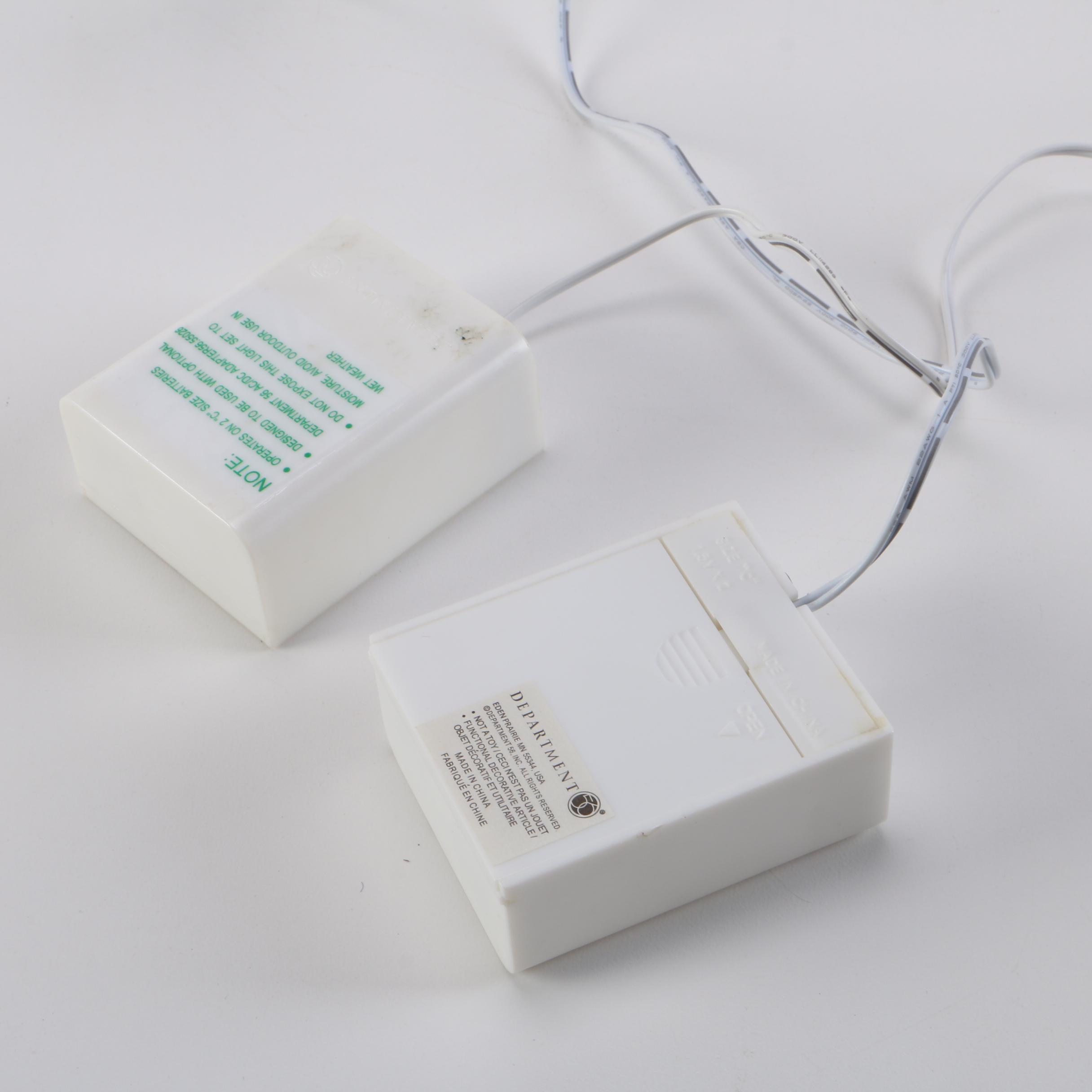 Department 56 Dickens' Village Christmas Decor Including "The Old Globe Theatre"