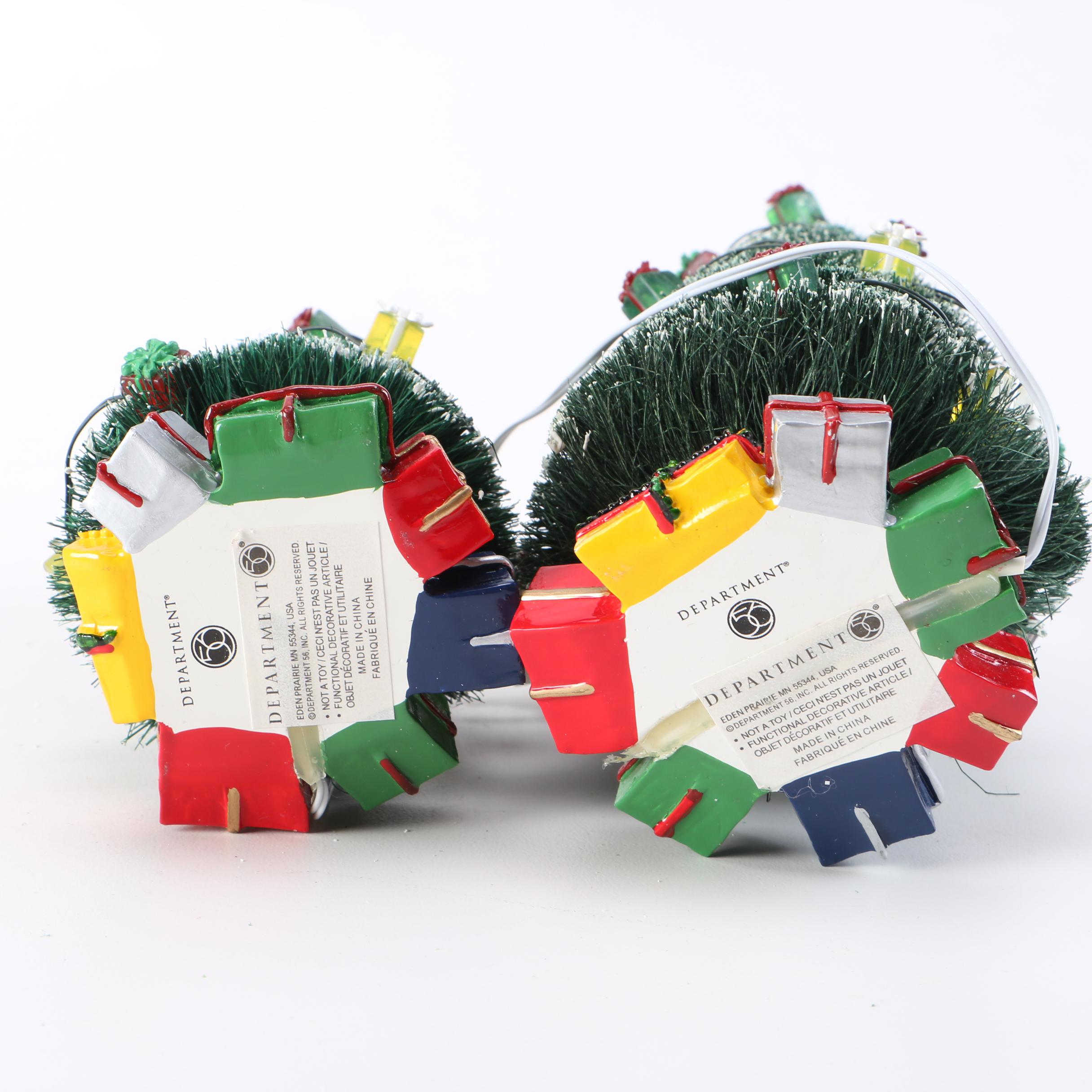 Department 56 Dickens' Village Christmas Decor Including "The Old Globe Theatre"