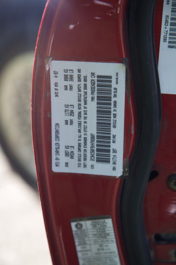 1997 Chrysler LHS Sedan