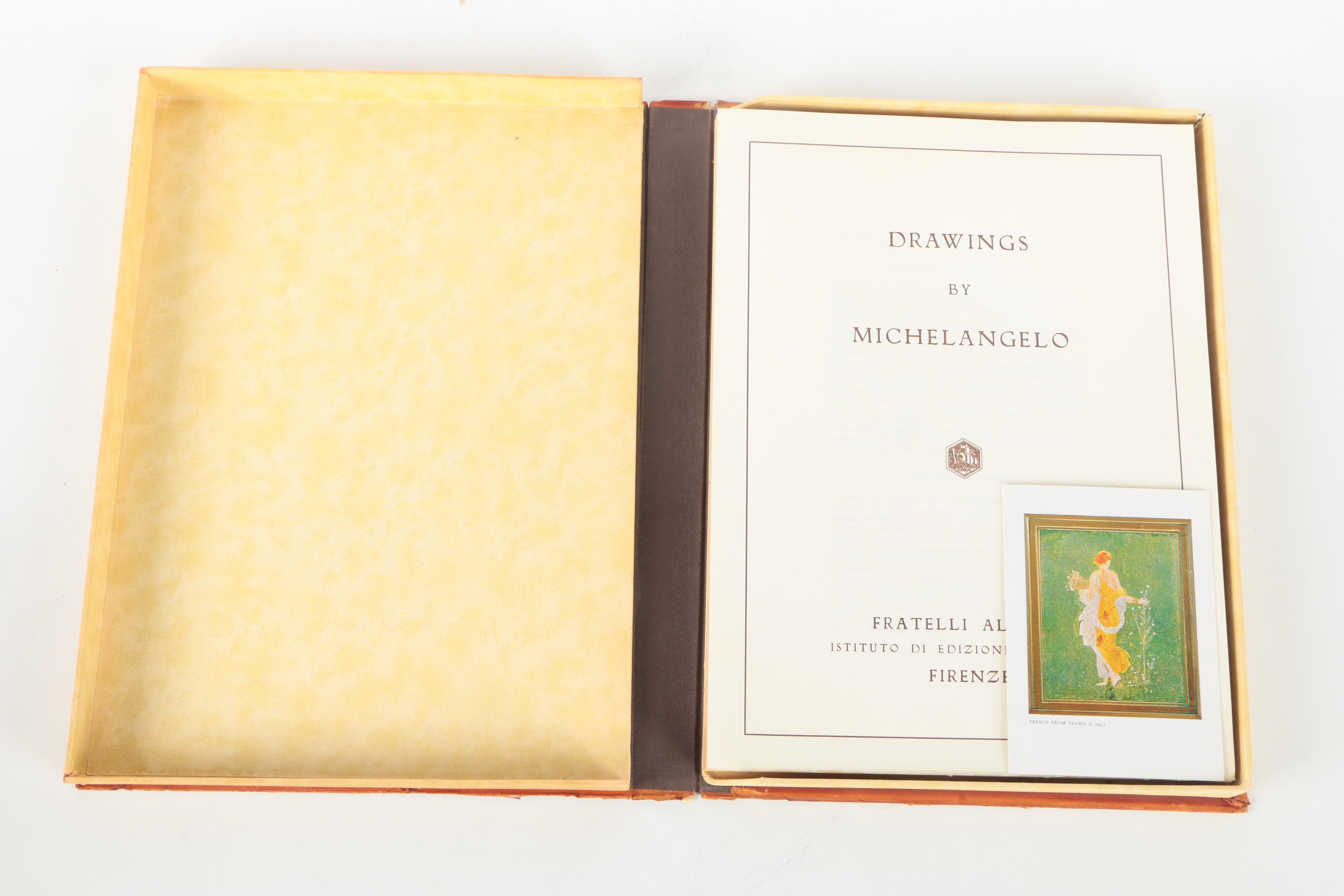 Fratelli Alinari Lithographic Reproductions "Drawings by Michelangelo"