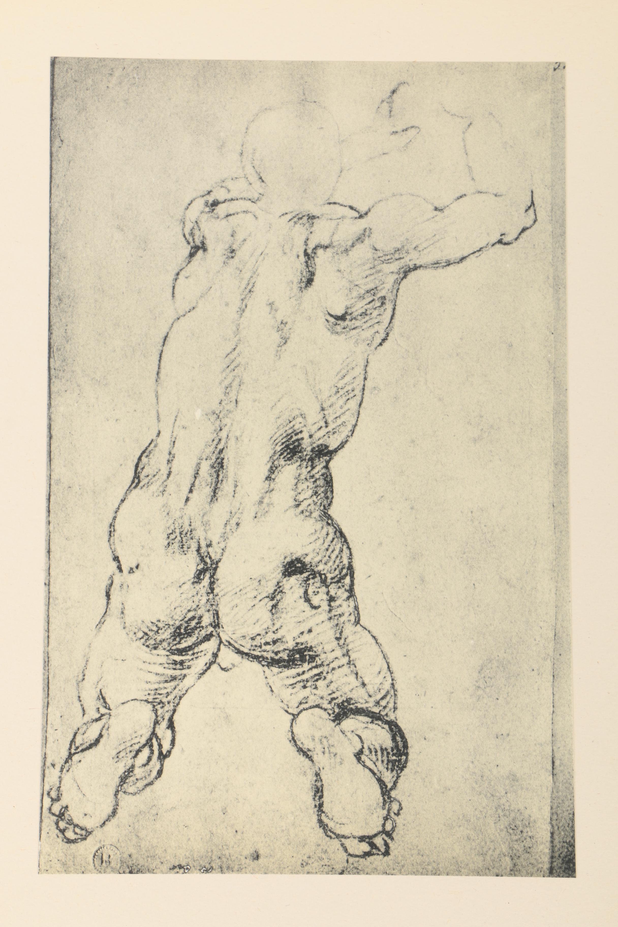 Fratelli Alinari Lithographic Reproductions "Drawings by Michelangelo"