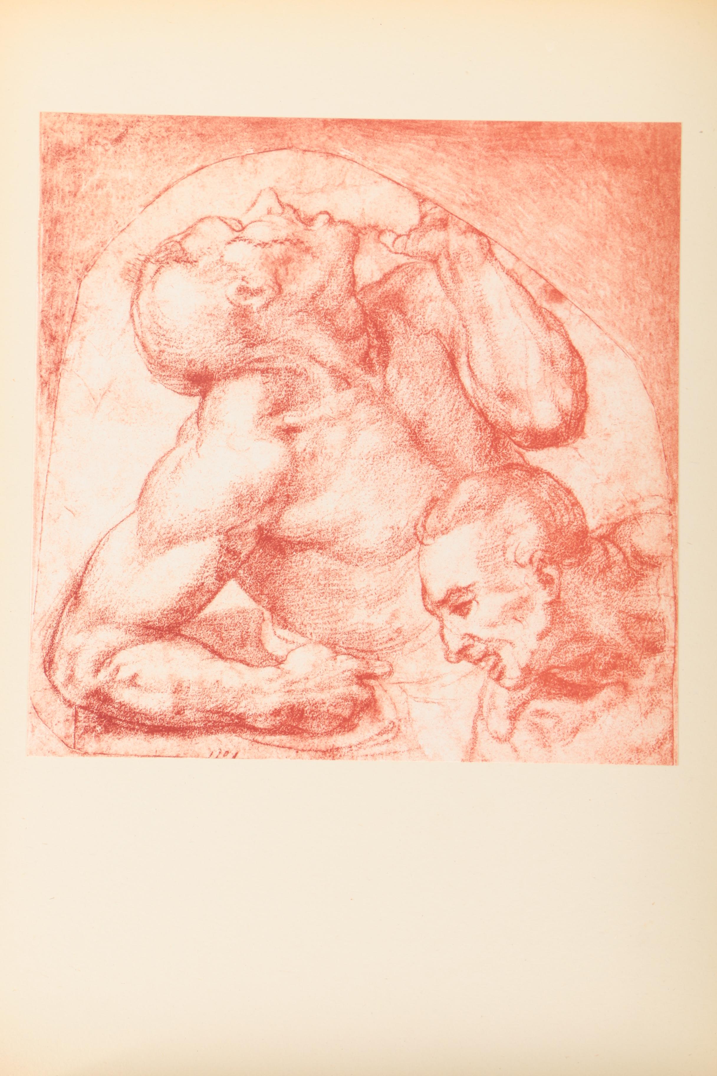 Fratelli Alinari Lithographic Reproductions "Drawings by Michelangelo"