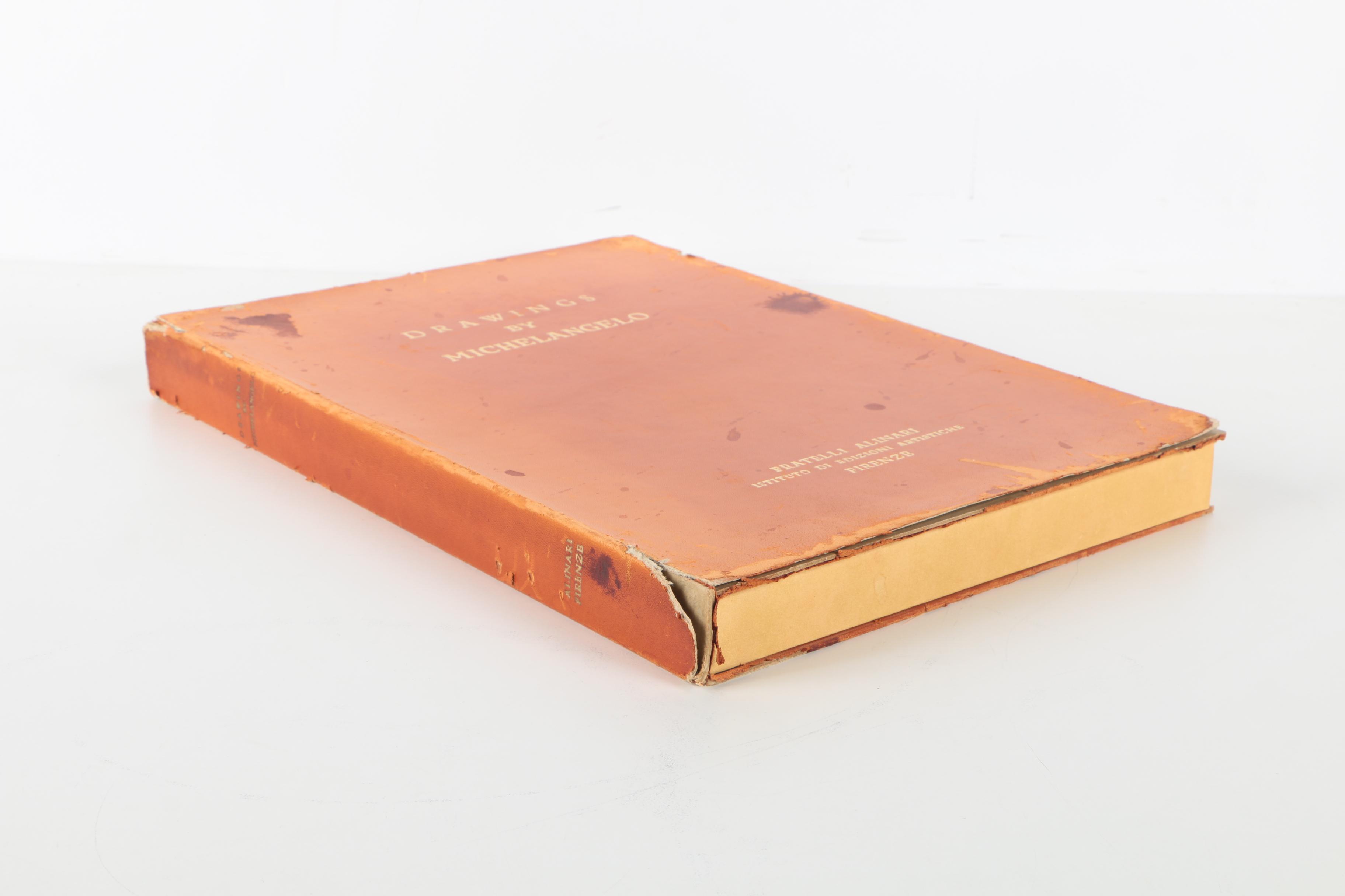 Fratelli Alinari Lithographic Reproductions "Drawings by Michelangelo"