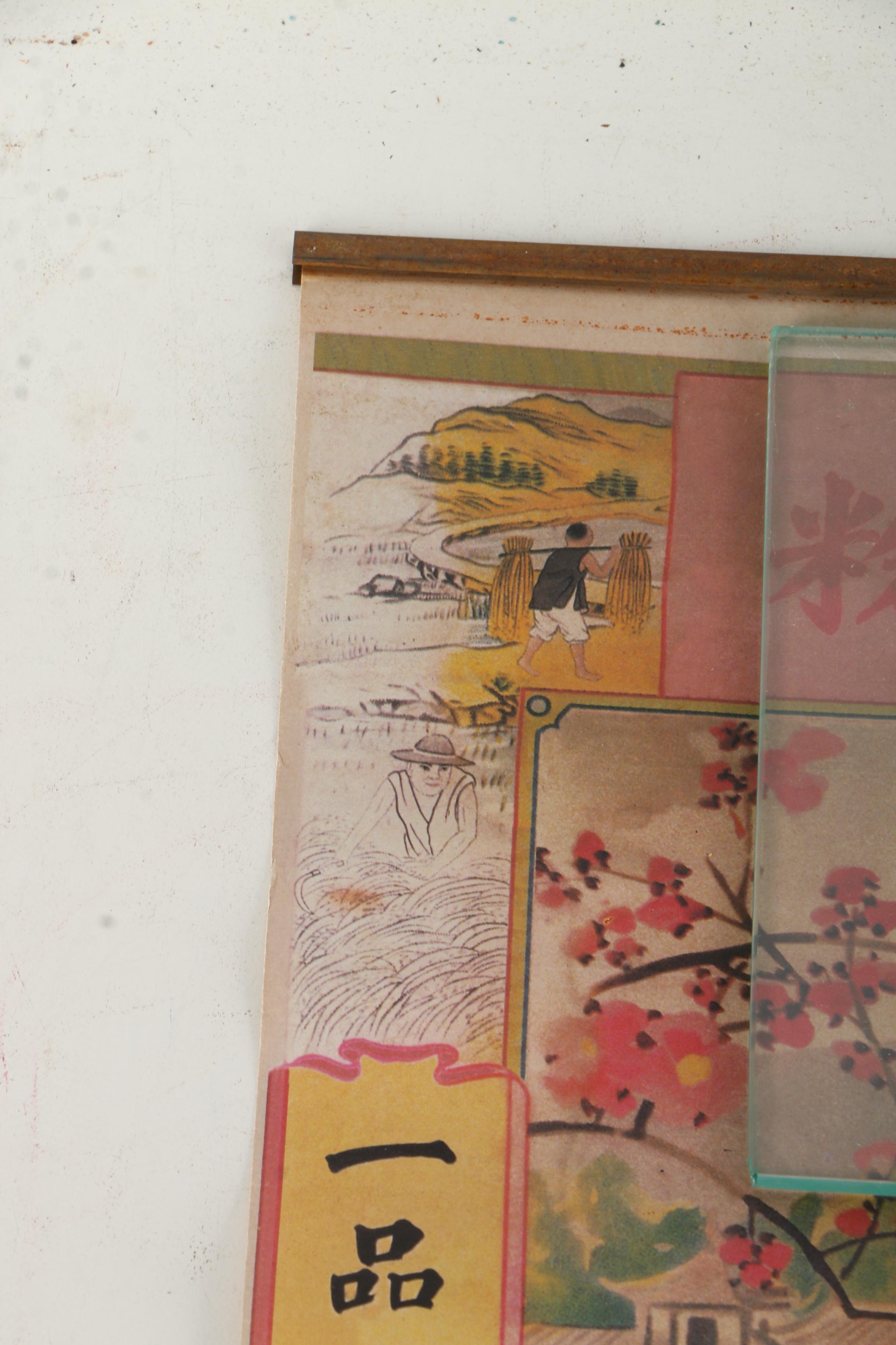 Vintage Chinese Offset Lithograph Posters on Paper of Women