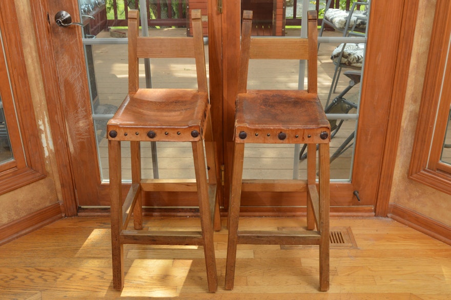 Mexican Bar Stools With Leather Seats