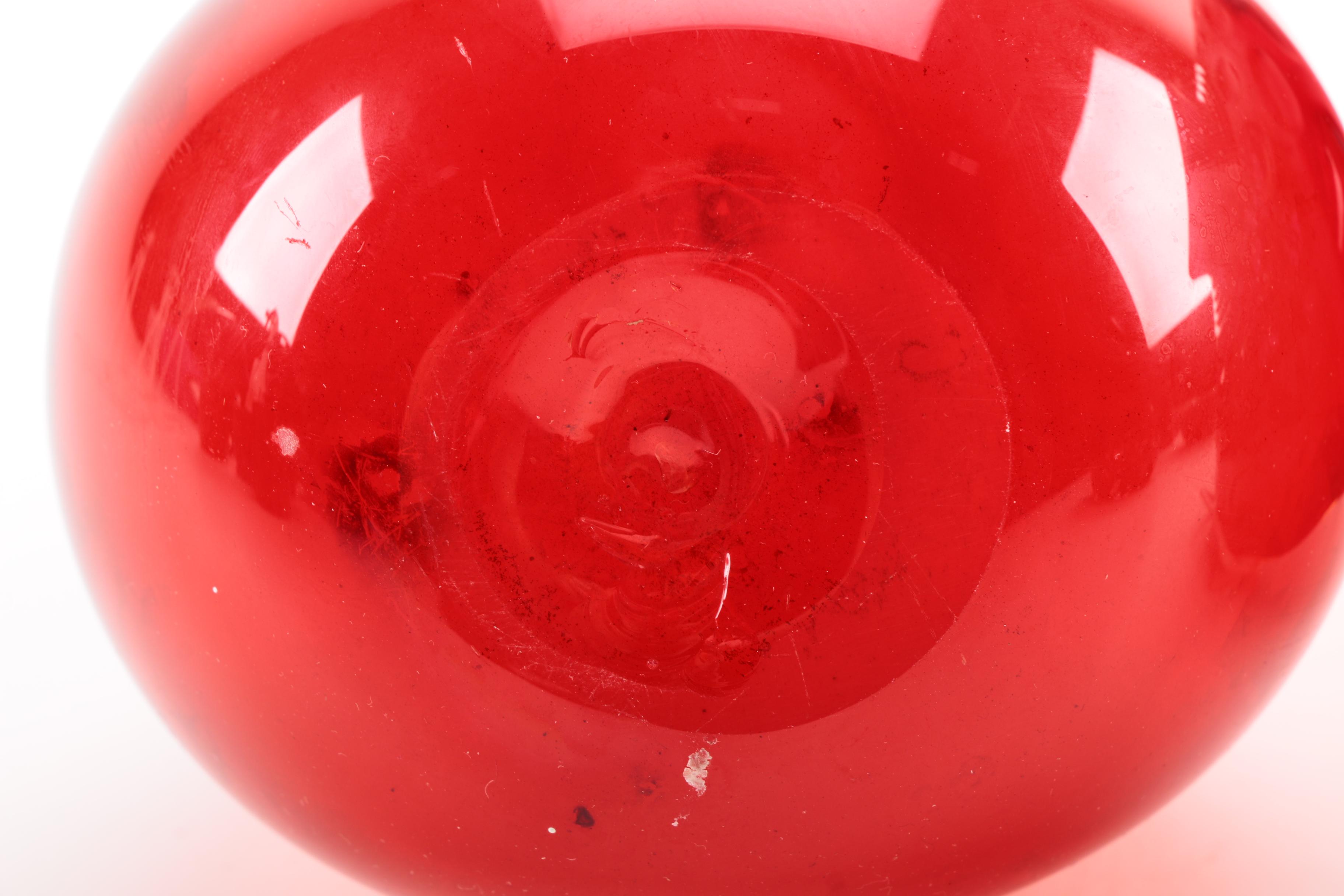 Hand Blown and Other Ruby Glass