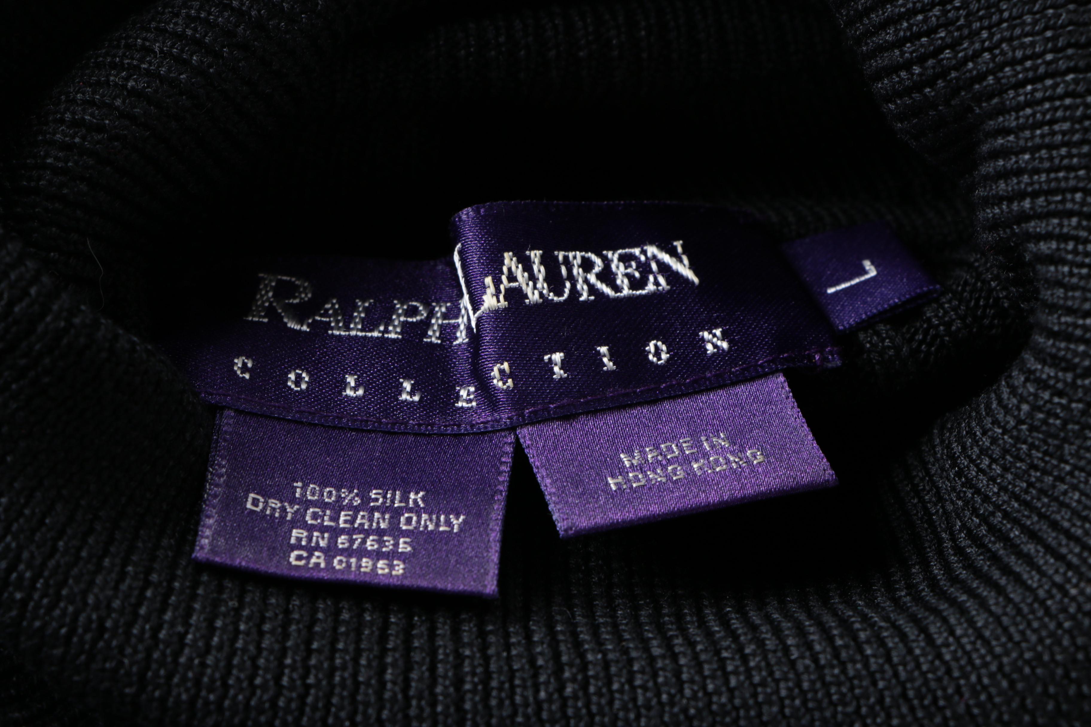 Women's Purple Label Ralph Lauren Silk Turtlenecks