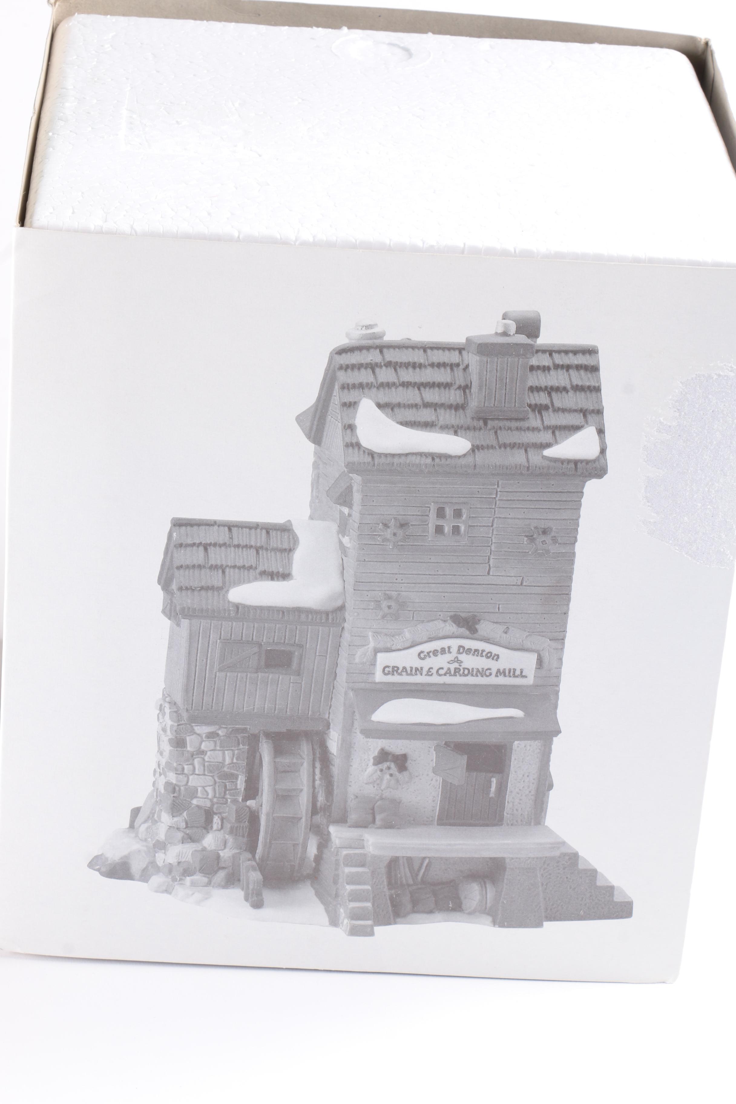 Department 56 Heritage Village Christmas Decor Including "The Mermaid Fish Shoppe"