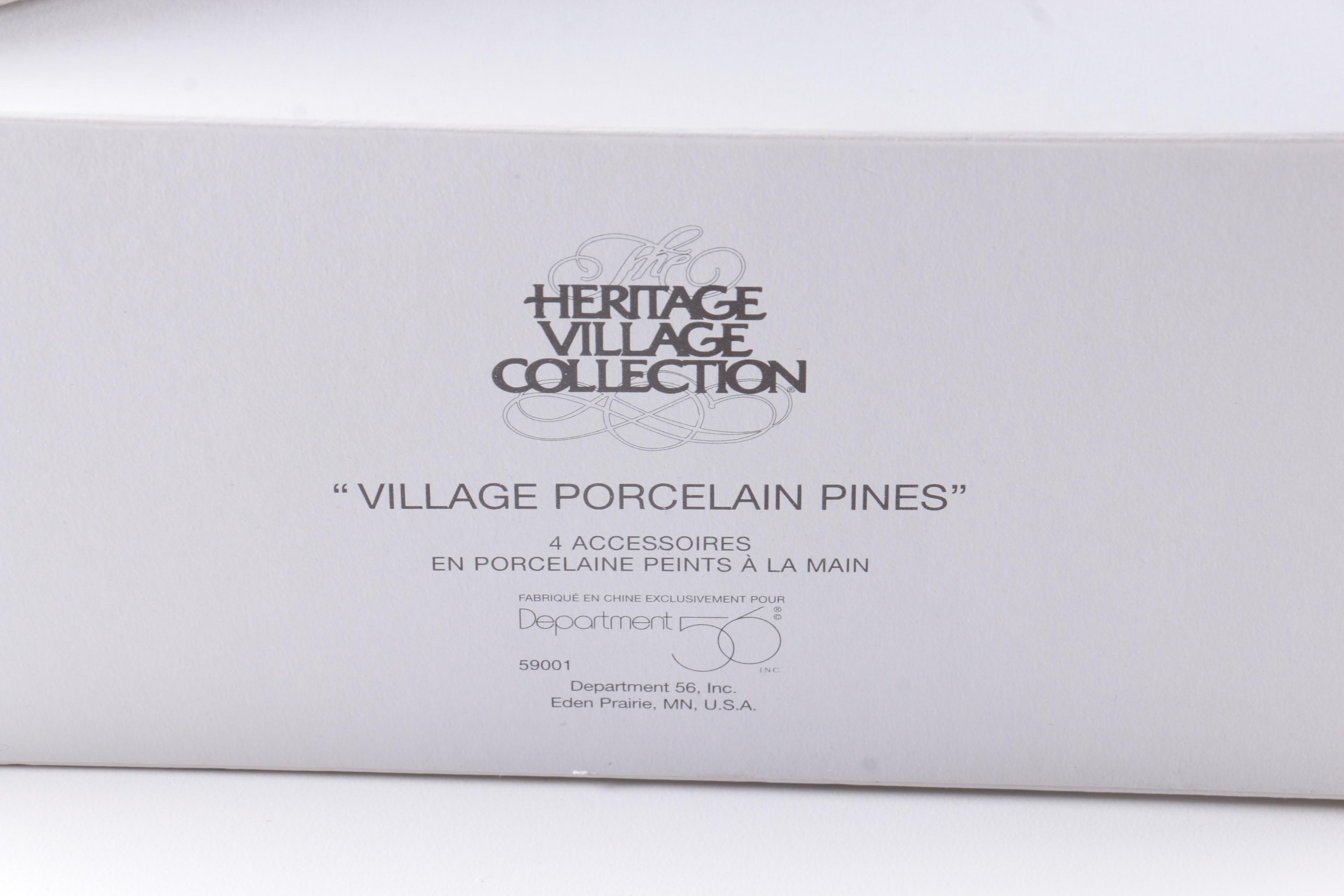 Department 56 Heritage Village Christmas Decor Including "The Mermaid Fish Shoppe"