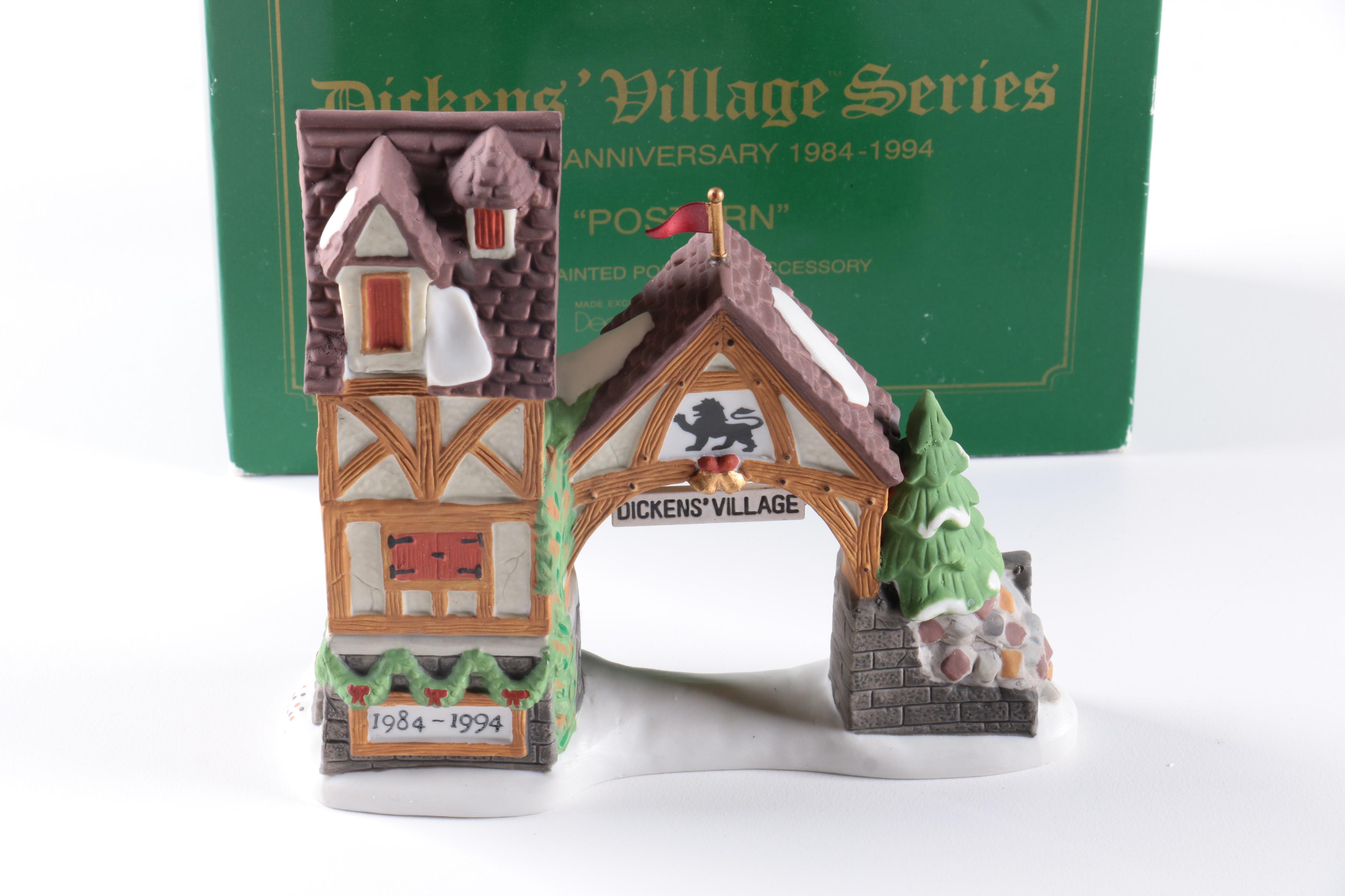 Department 56 Heritage Village Christmas Decor Including "The Mermaid Fish Shoppe"