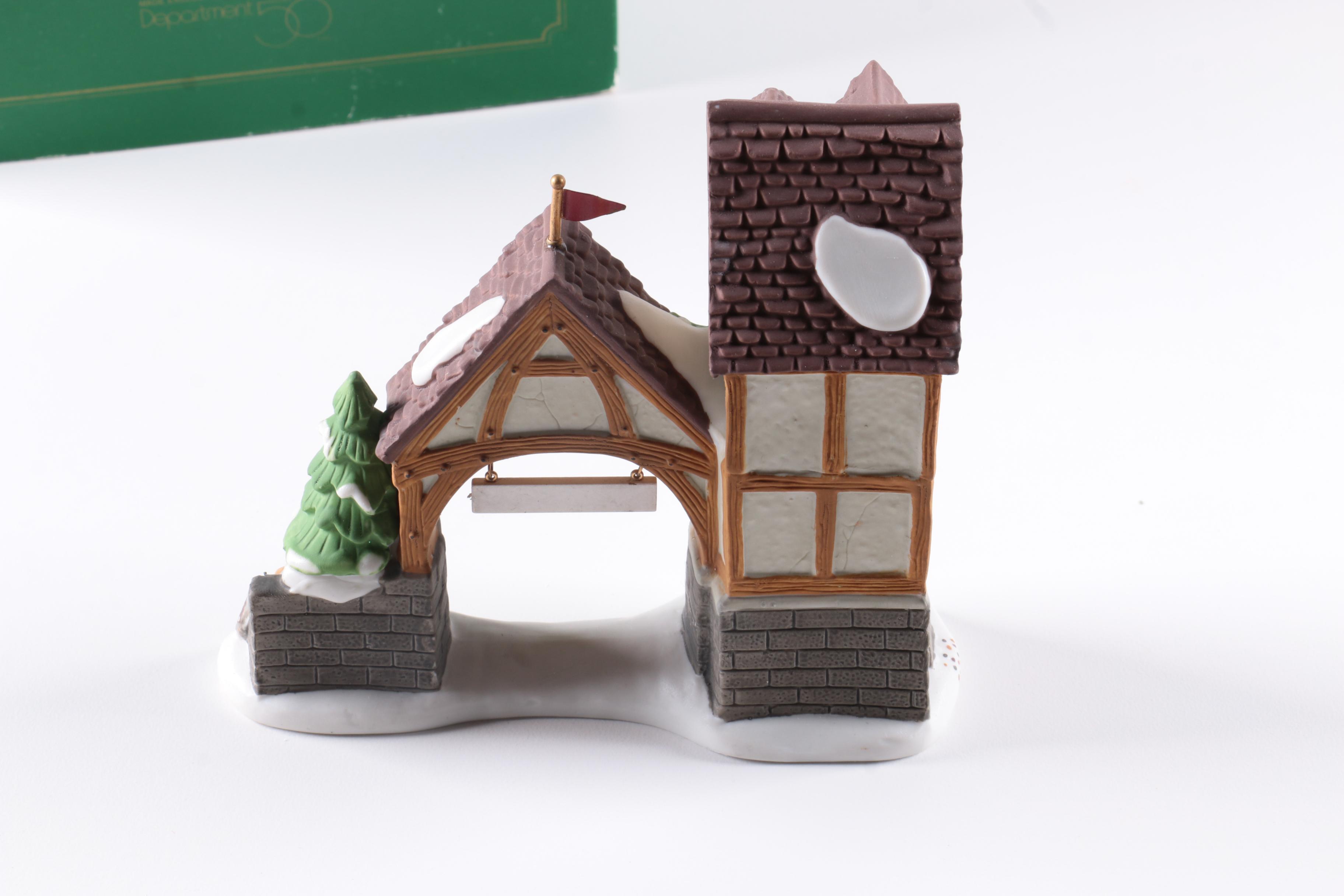 Department 56 Heritage Village Christmas Decor Including "The Mermaid Fish Shoppe"