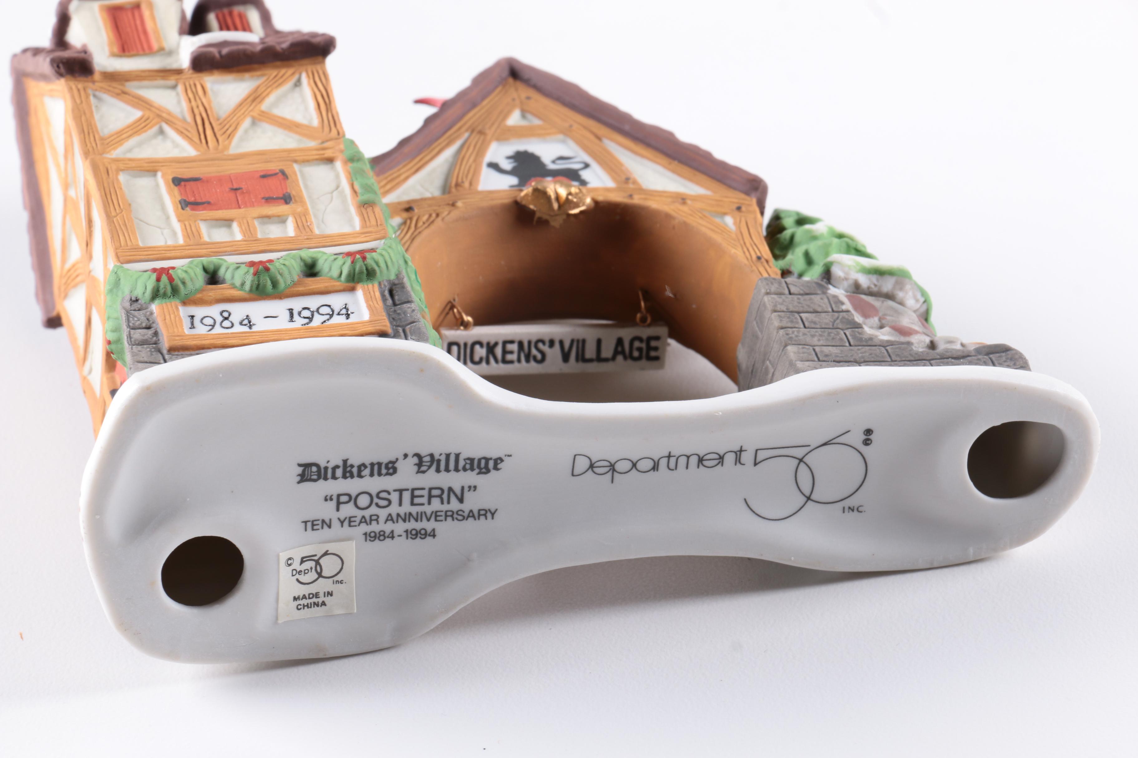 Department 56 Heritage Village Christmas Decor Including "The Mermaid Fish Shoppe"