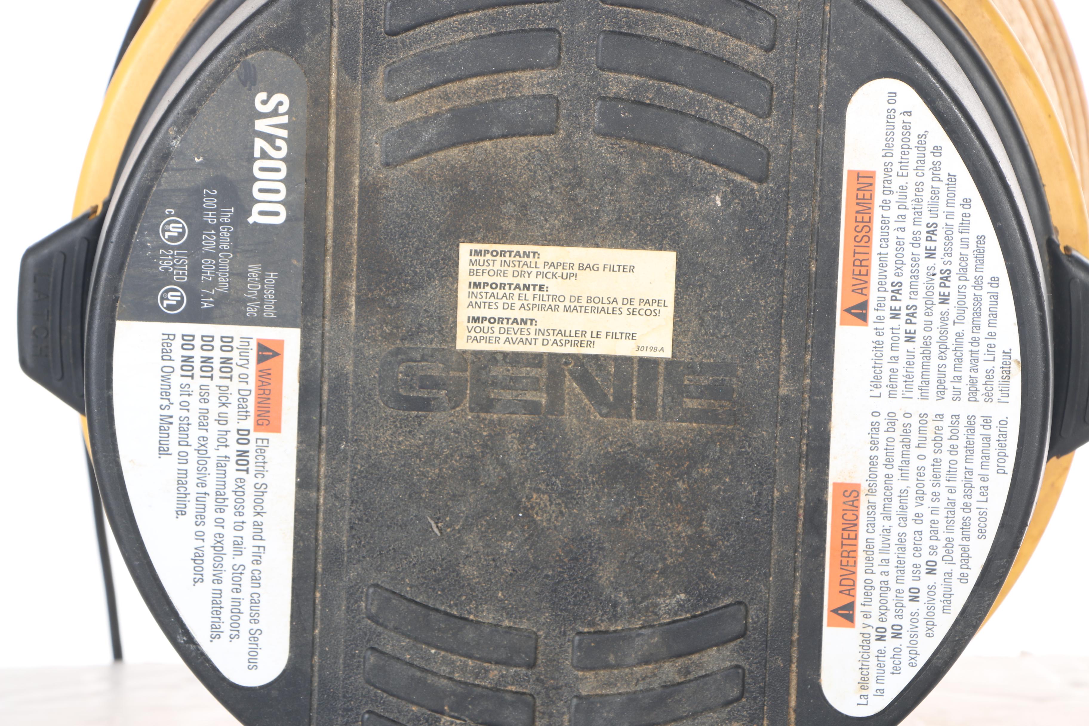 Genie 6-Gallon Wet/Dry Vac