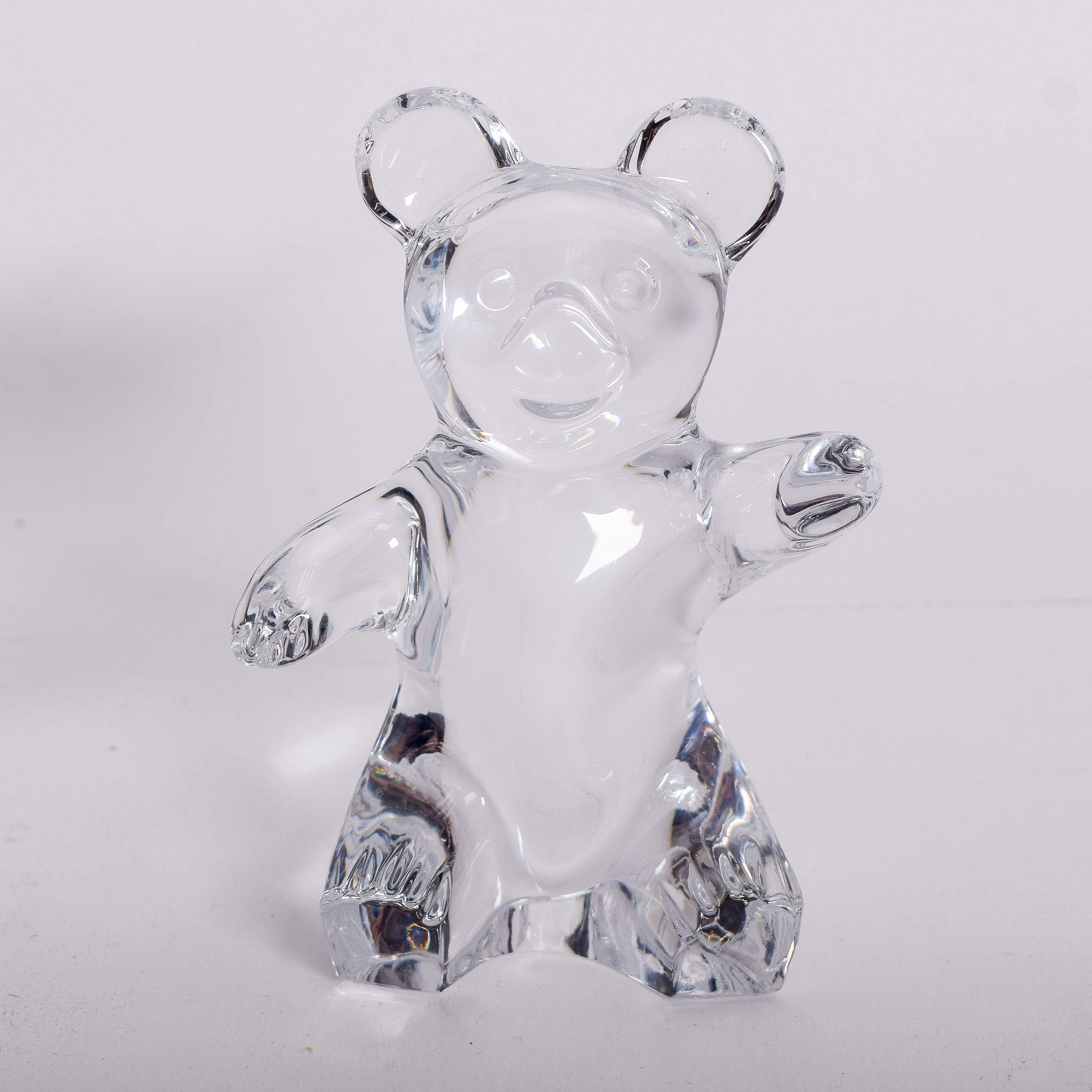 Daum Crystal Bear Figurine