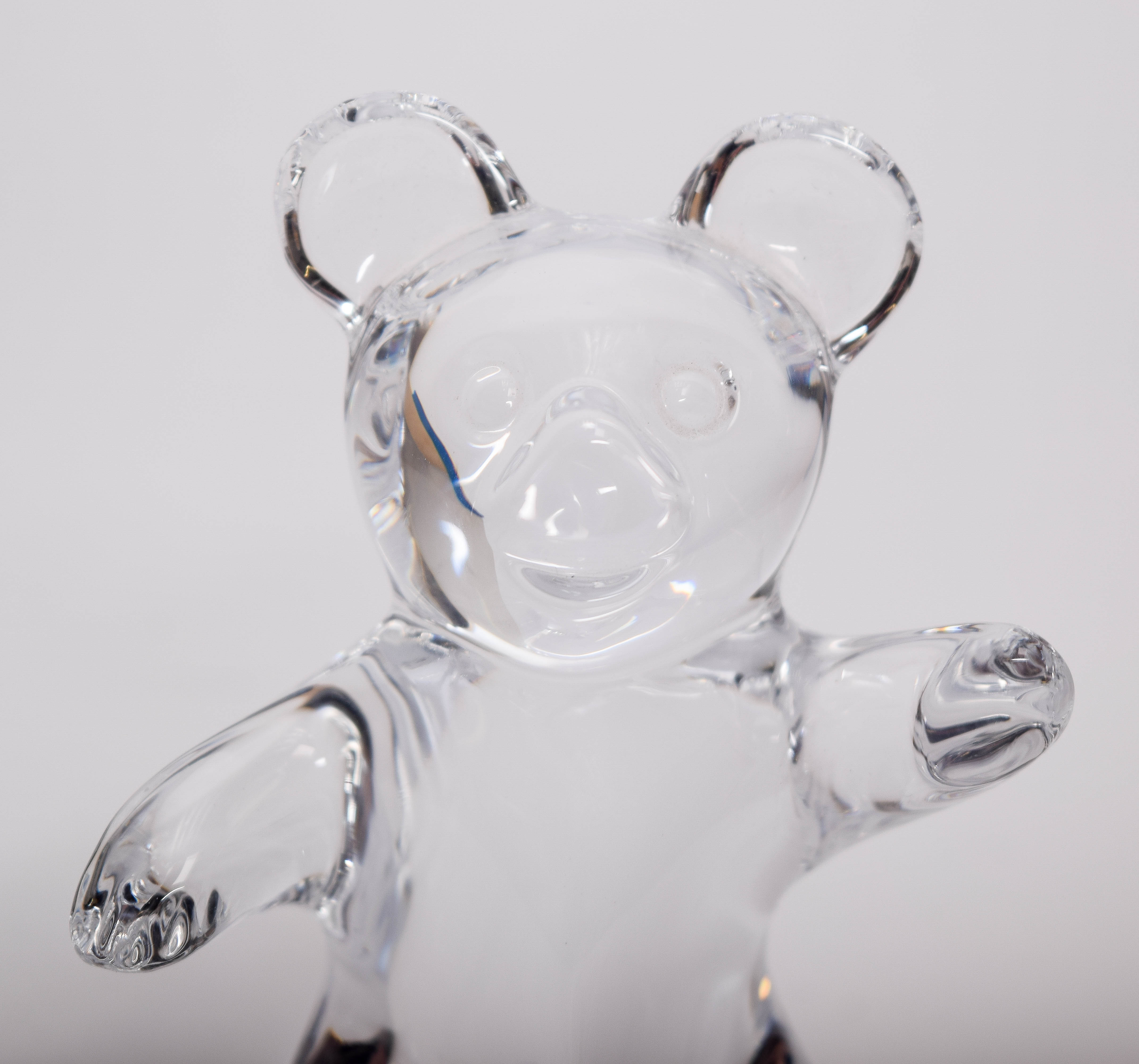 Daum Crystal Bear Figurine