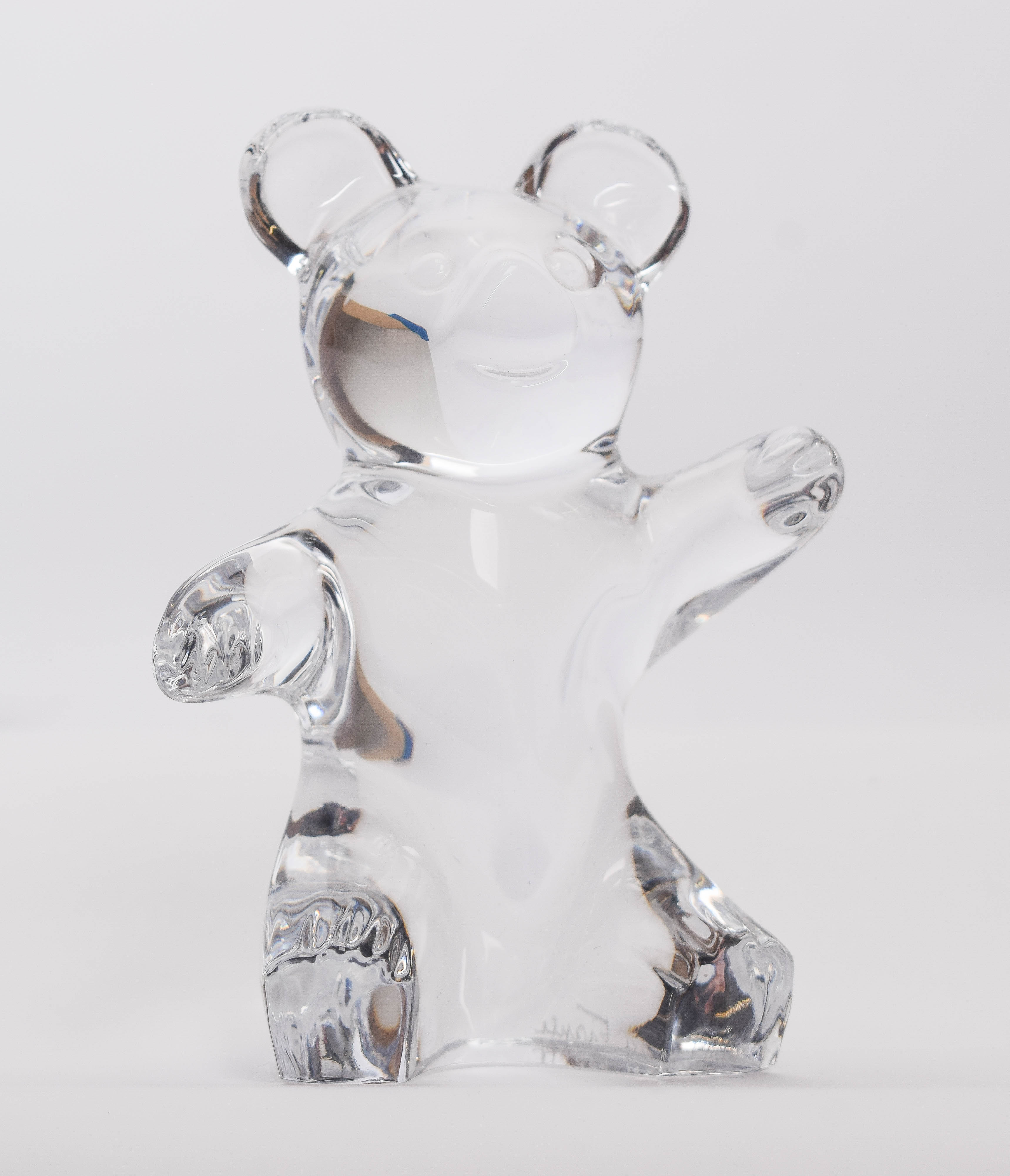 Daum Crystal Bear Figurine
