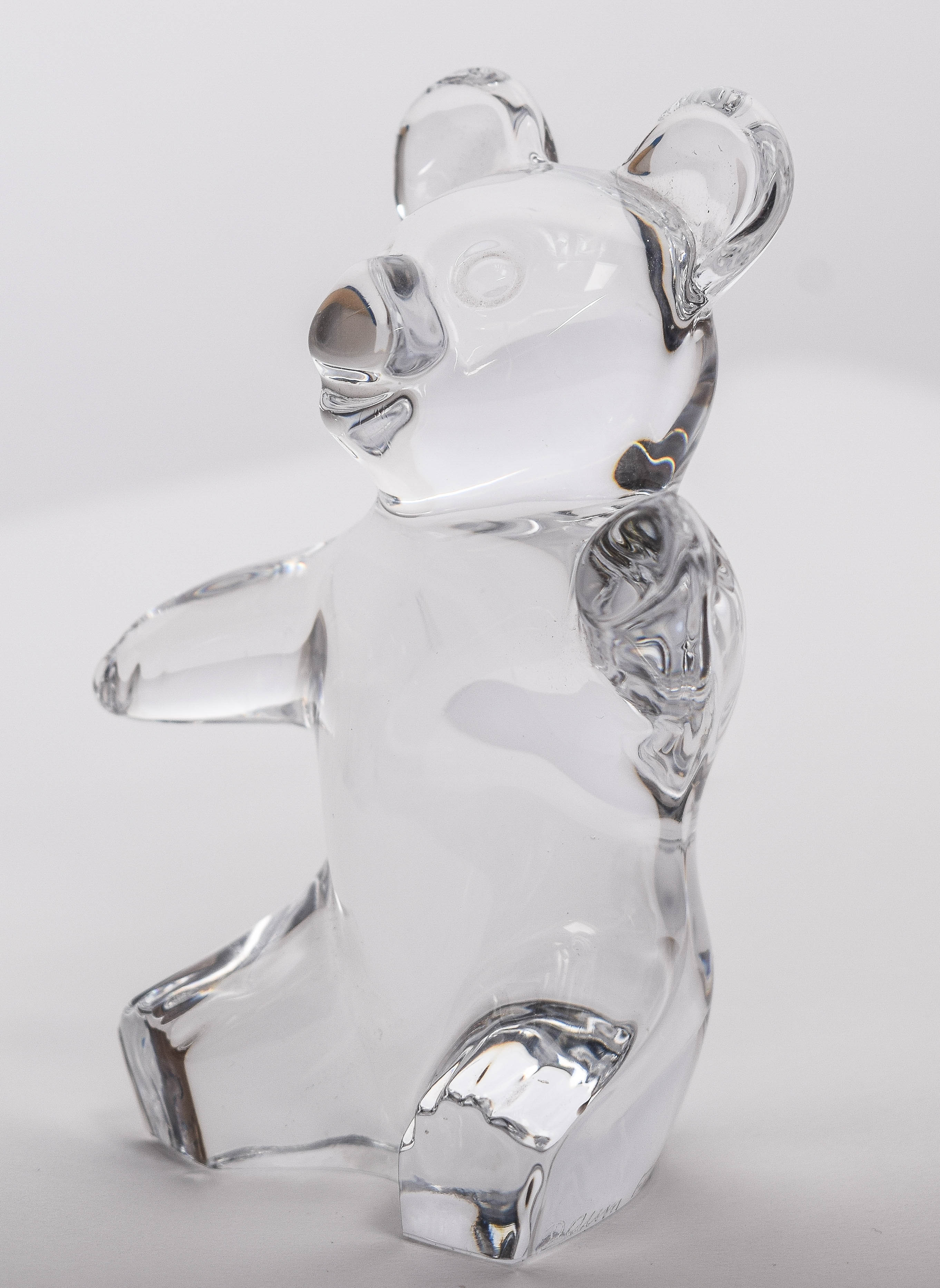 Daum Crystal Bear Figurine