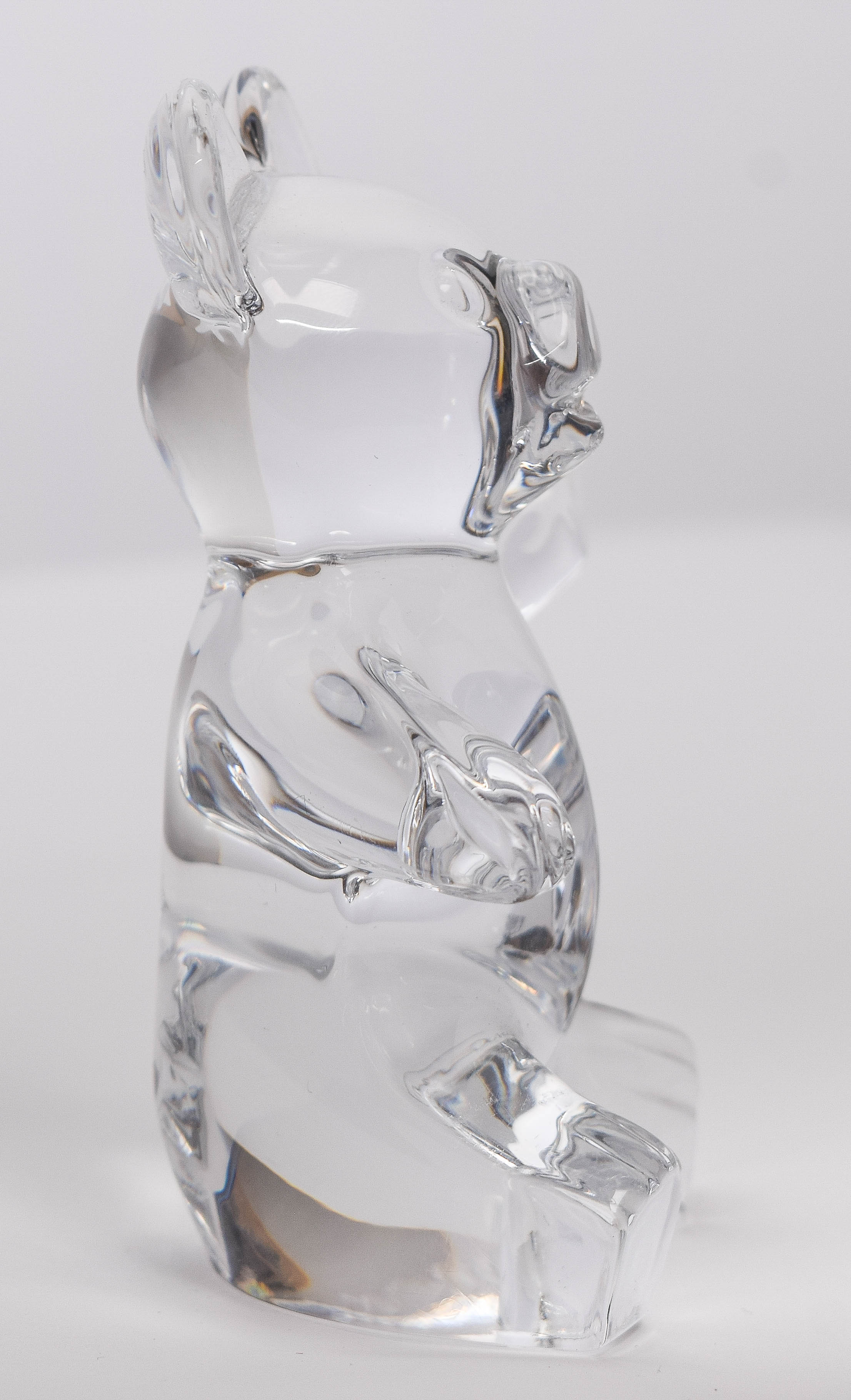 Daum Crystal Bear Figurine