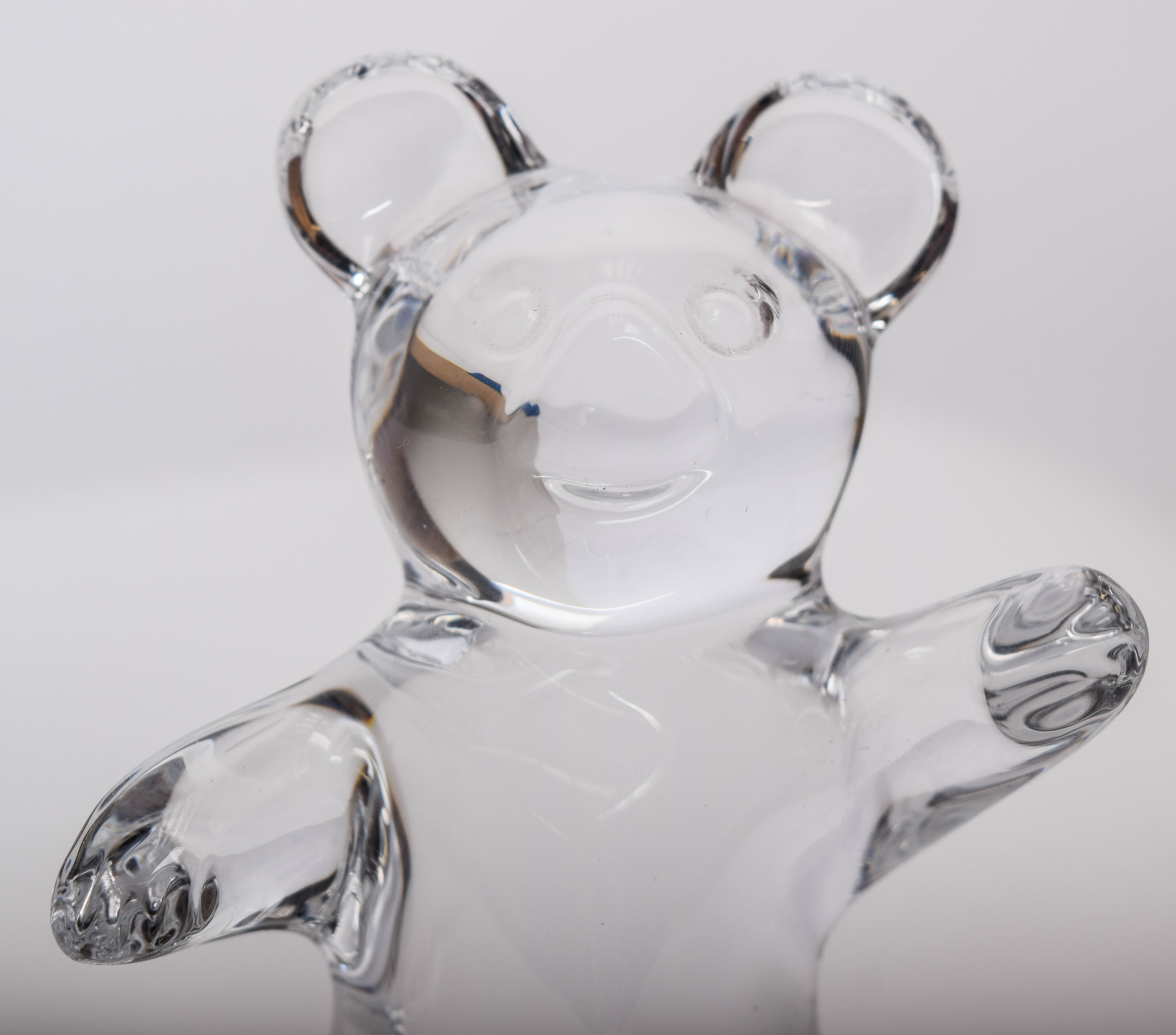Daum Crystal Bear Figurine