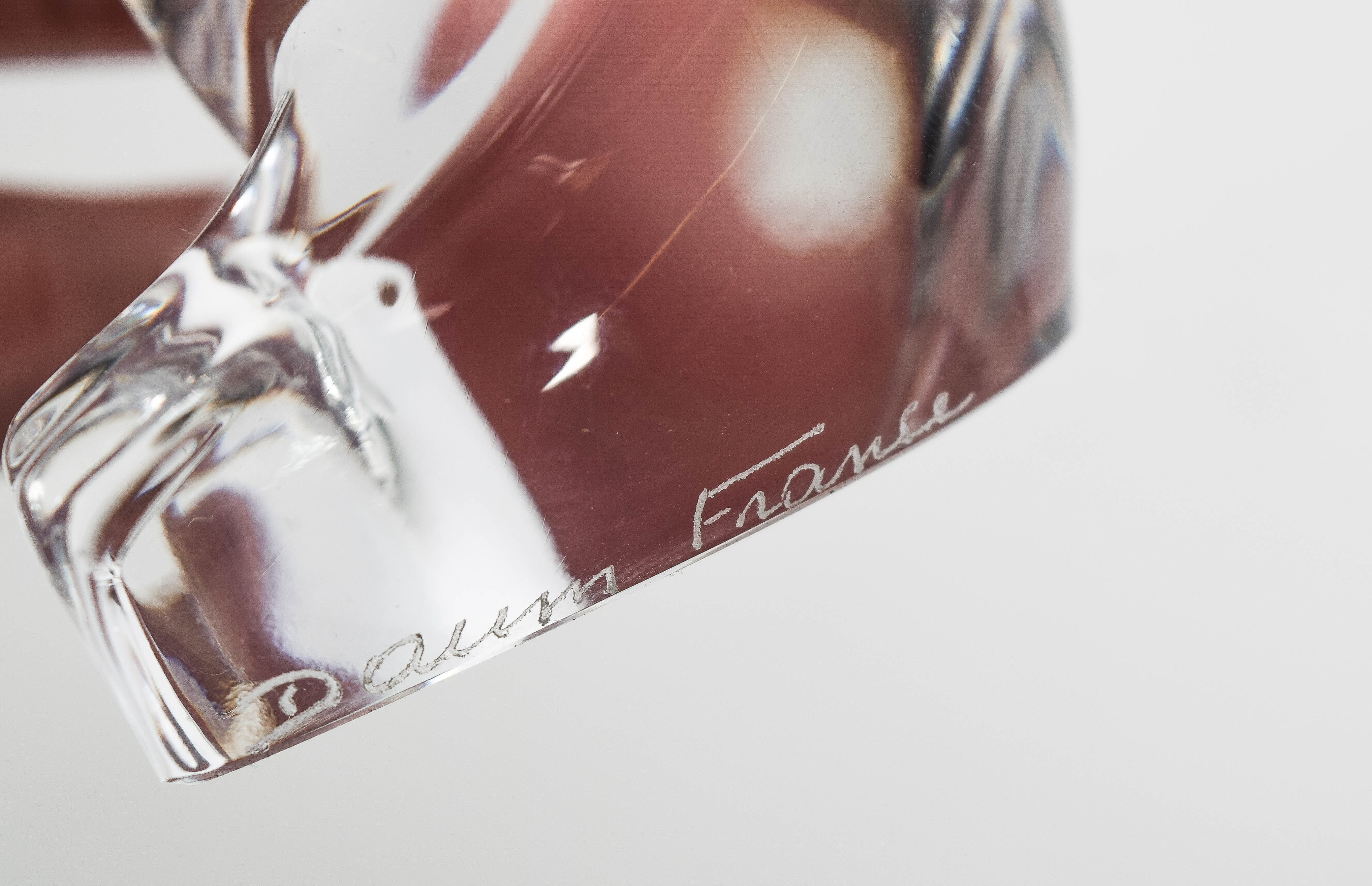 Daum Crystal Bear Figurine