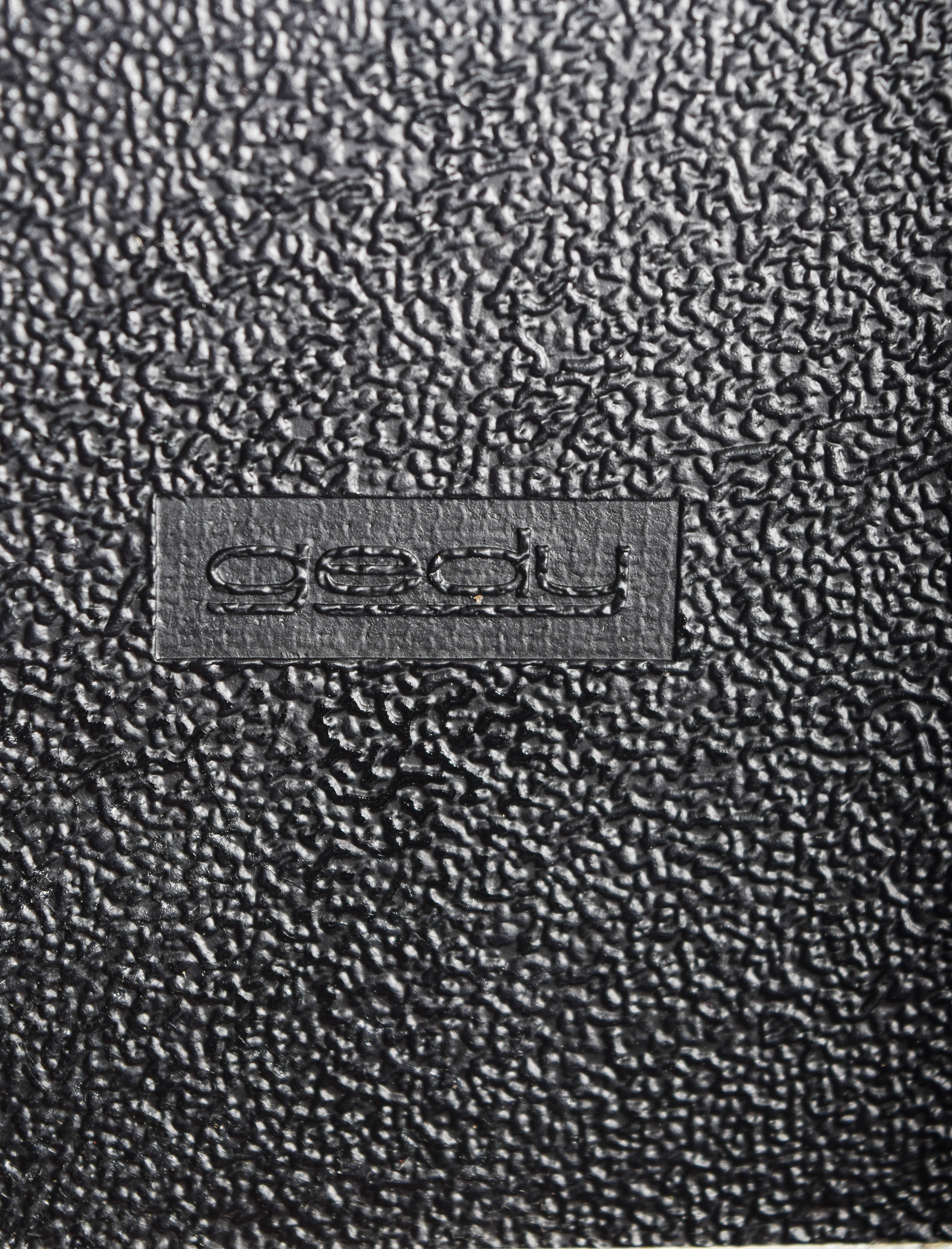 Gedy White Faux Leather Soap Dispenser and Holder