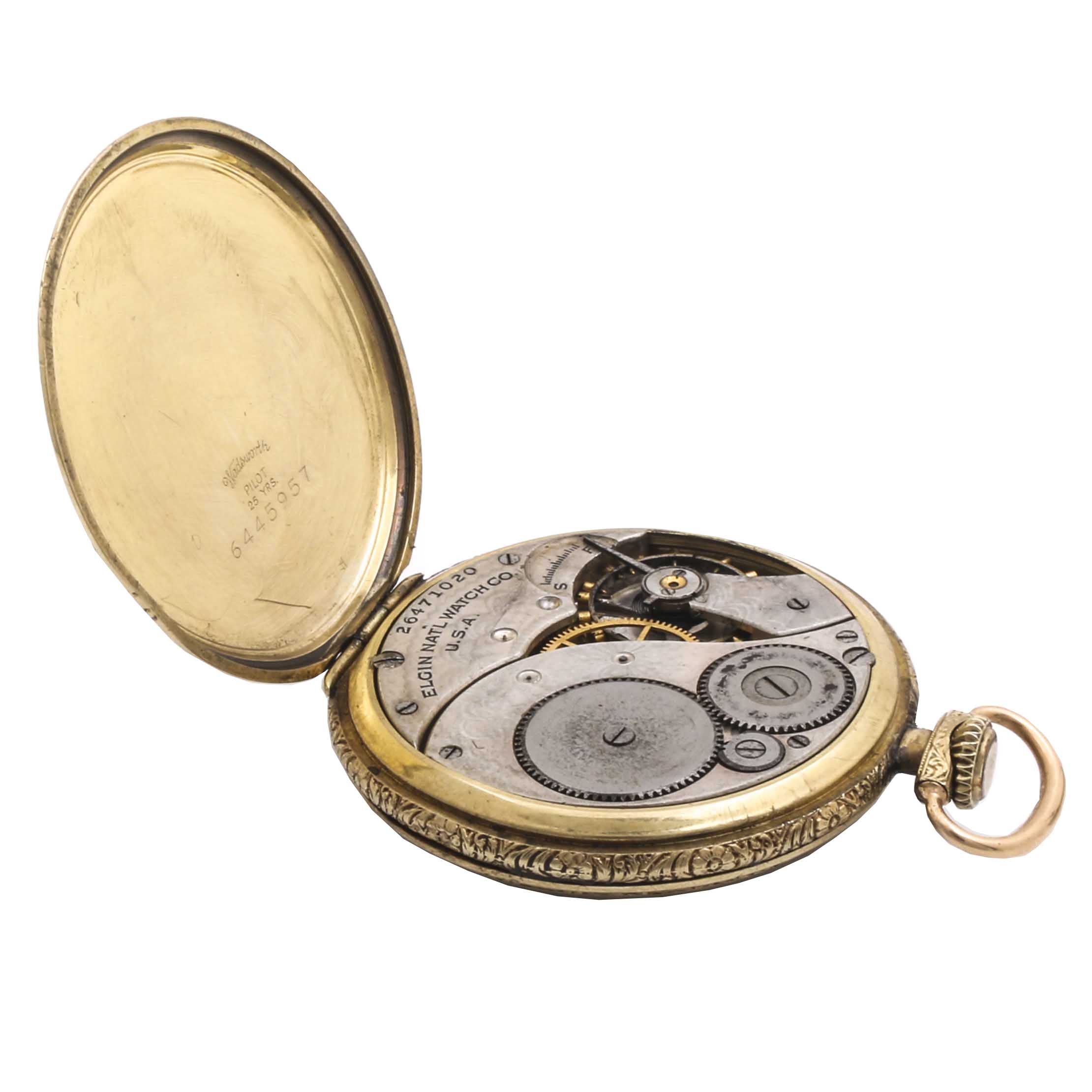 Elgin Pocket Watch and Watch