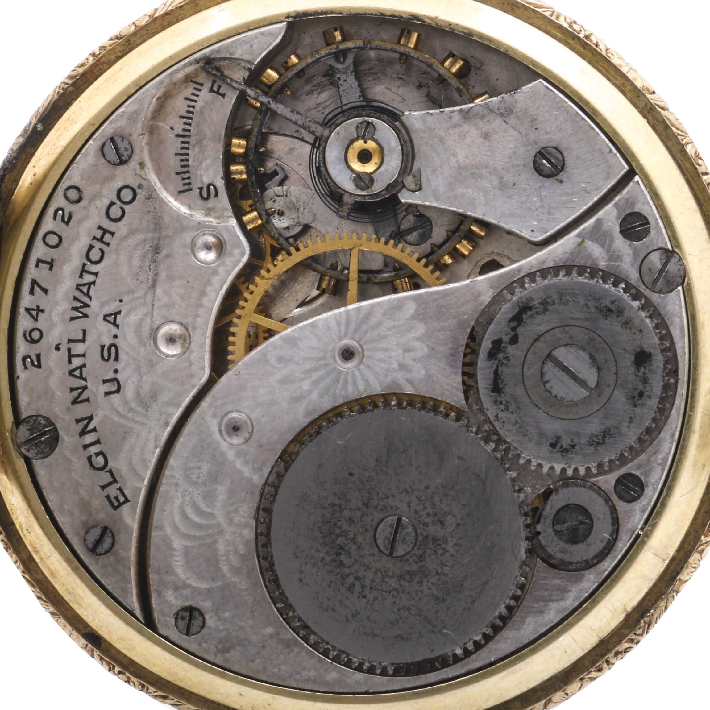 Elgin Pocket Watch and Watch