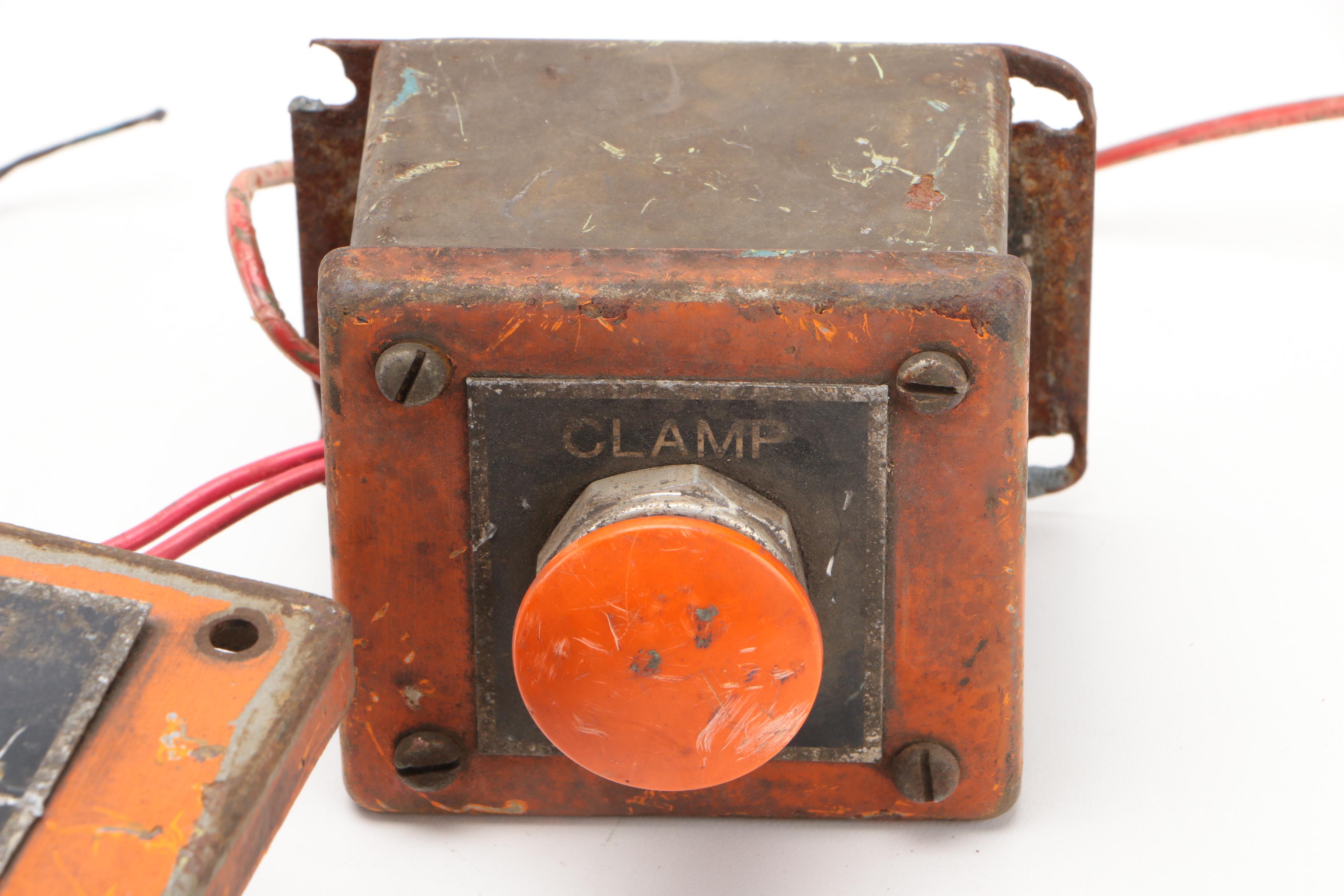 Vintage United States Steel Mill Control Panel by Joseph Hensel