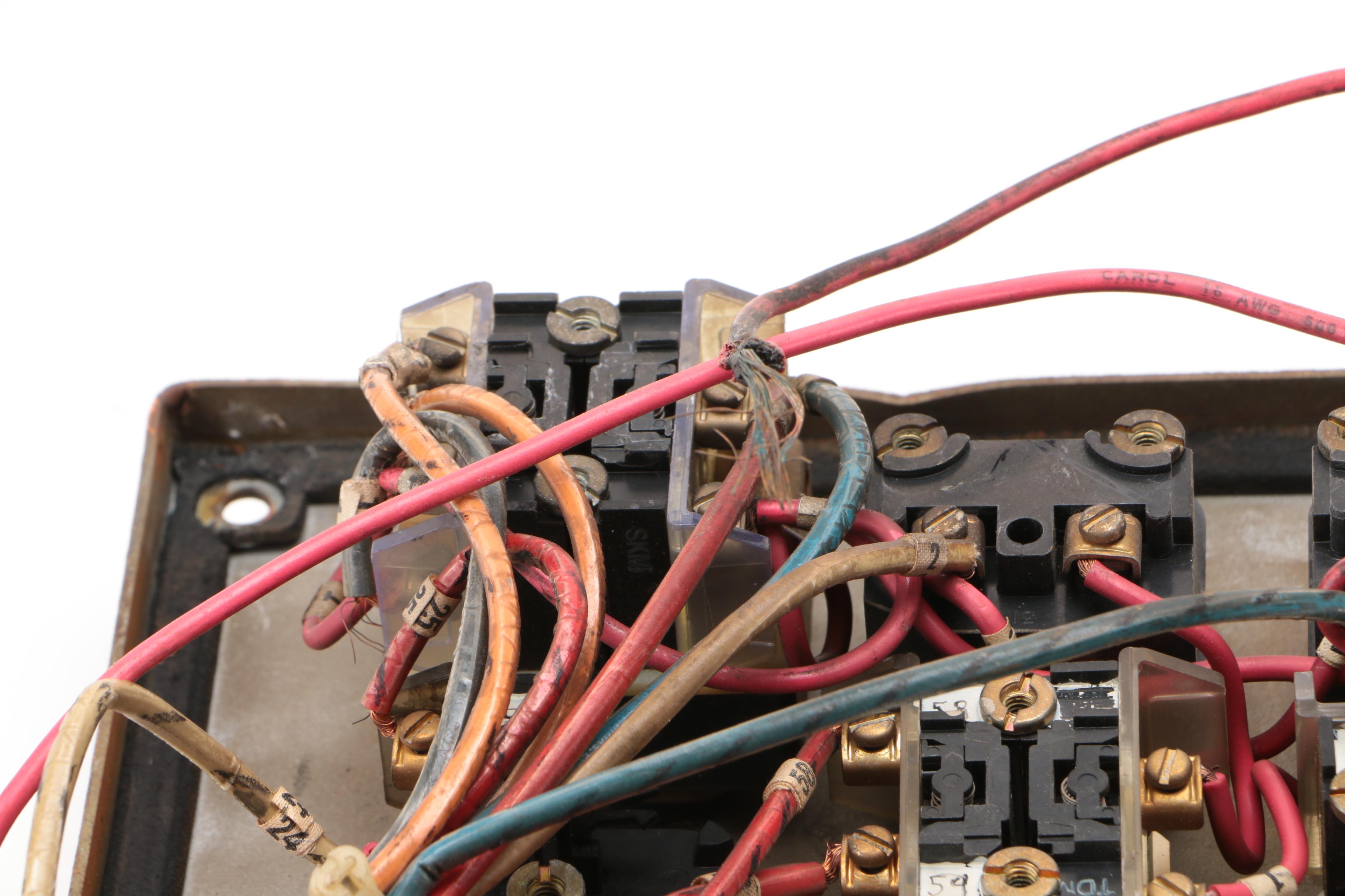 Vintage United States Steel Mill Control Panel by Joseph Hensel