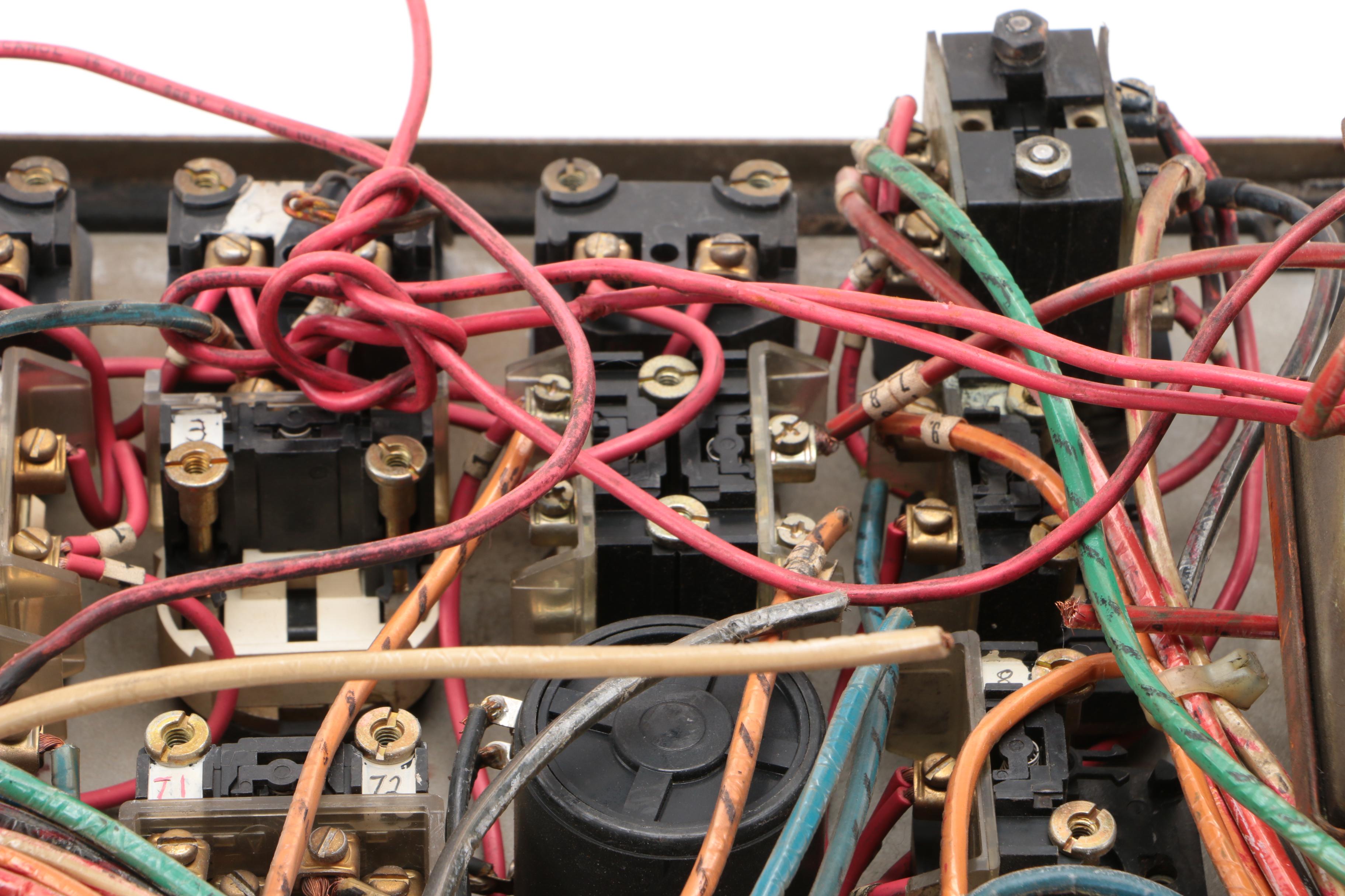 Vintage United States Steel Mill Control Panel by Joseph Hensel