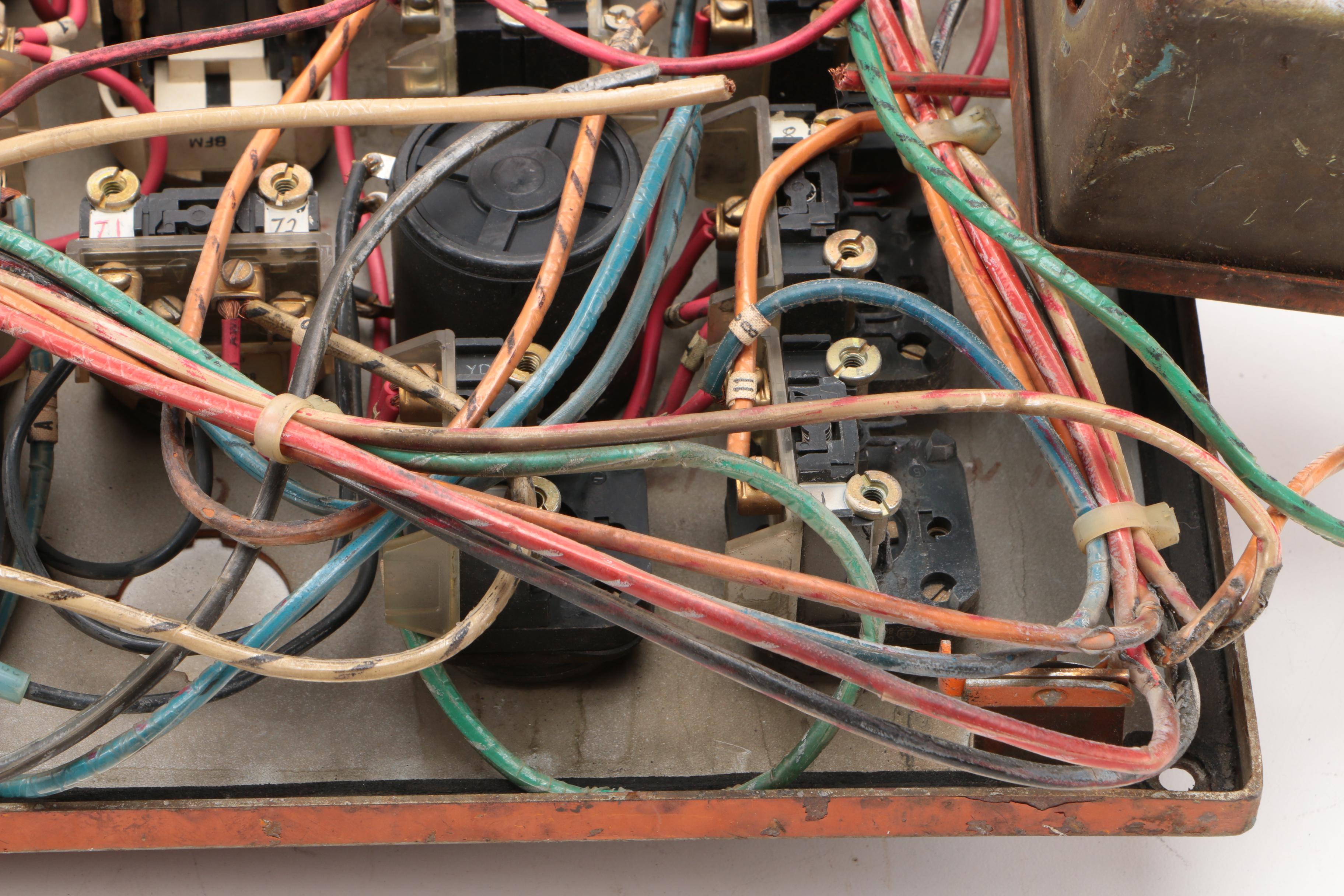 Vintage United States Steel Mill Control Panel by Joseph Hensel