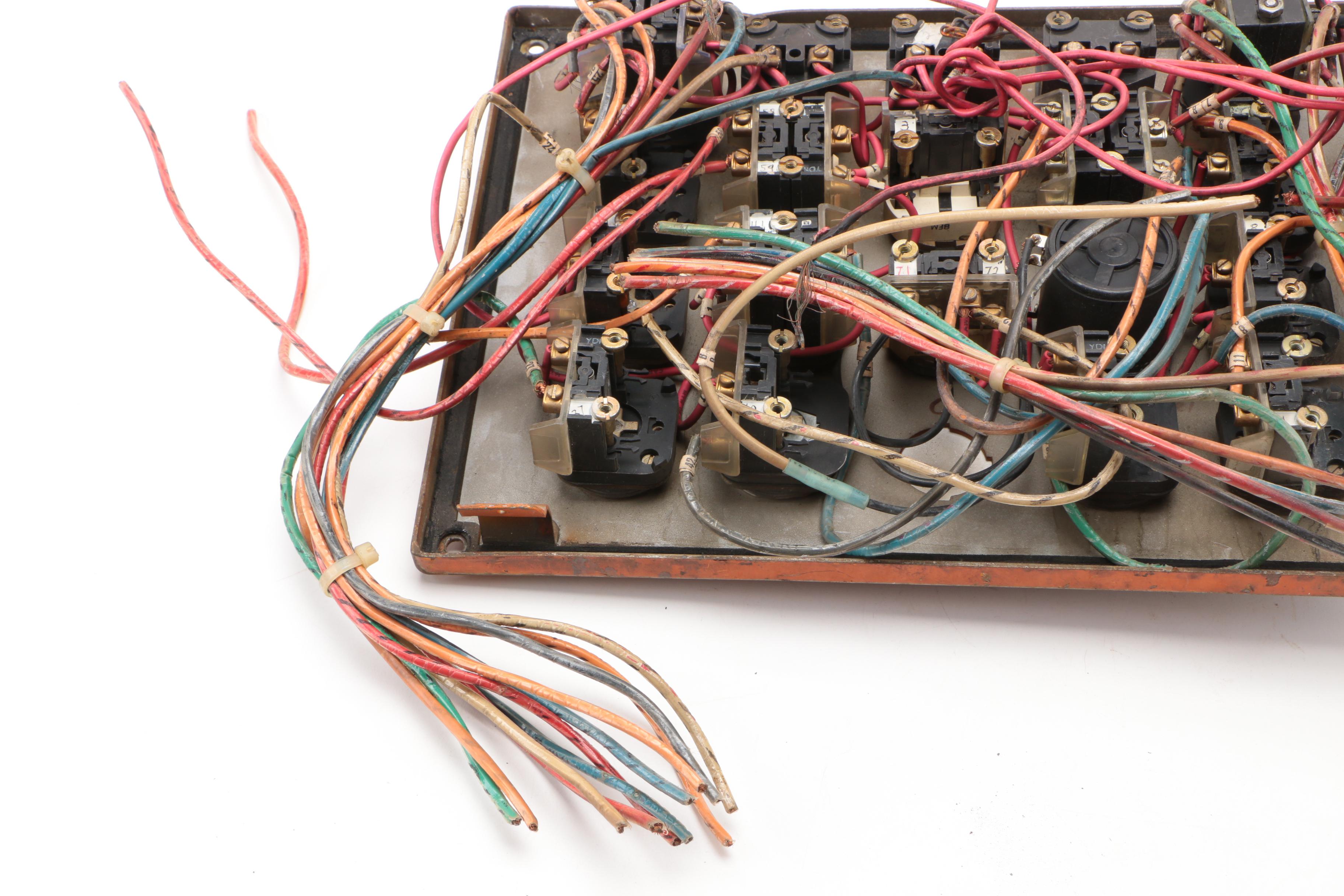 Vintage United States Steel Mill Control Panel by Joseph Hensel