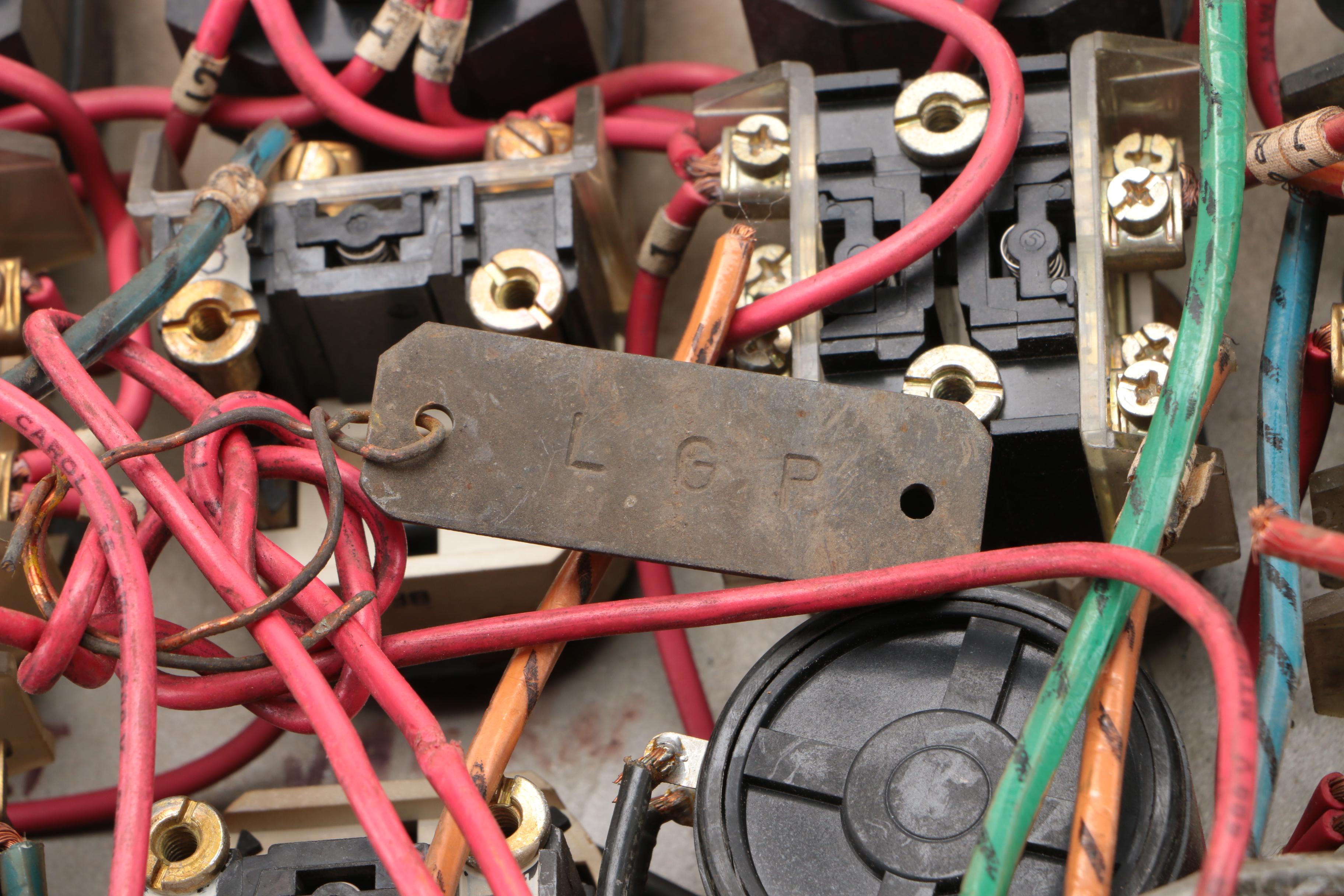 Vintage United States Steel Mill Control Panel by Joseph Hensel